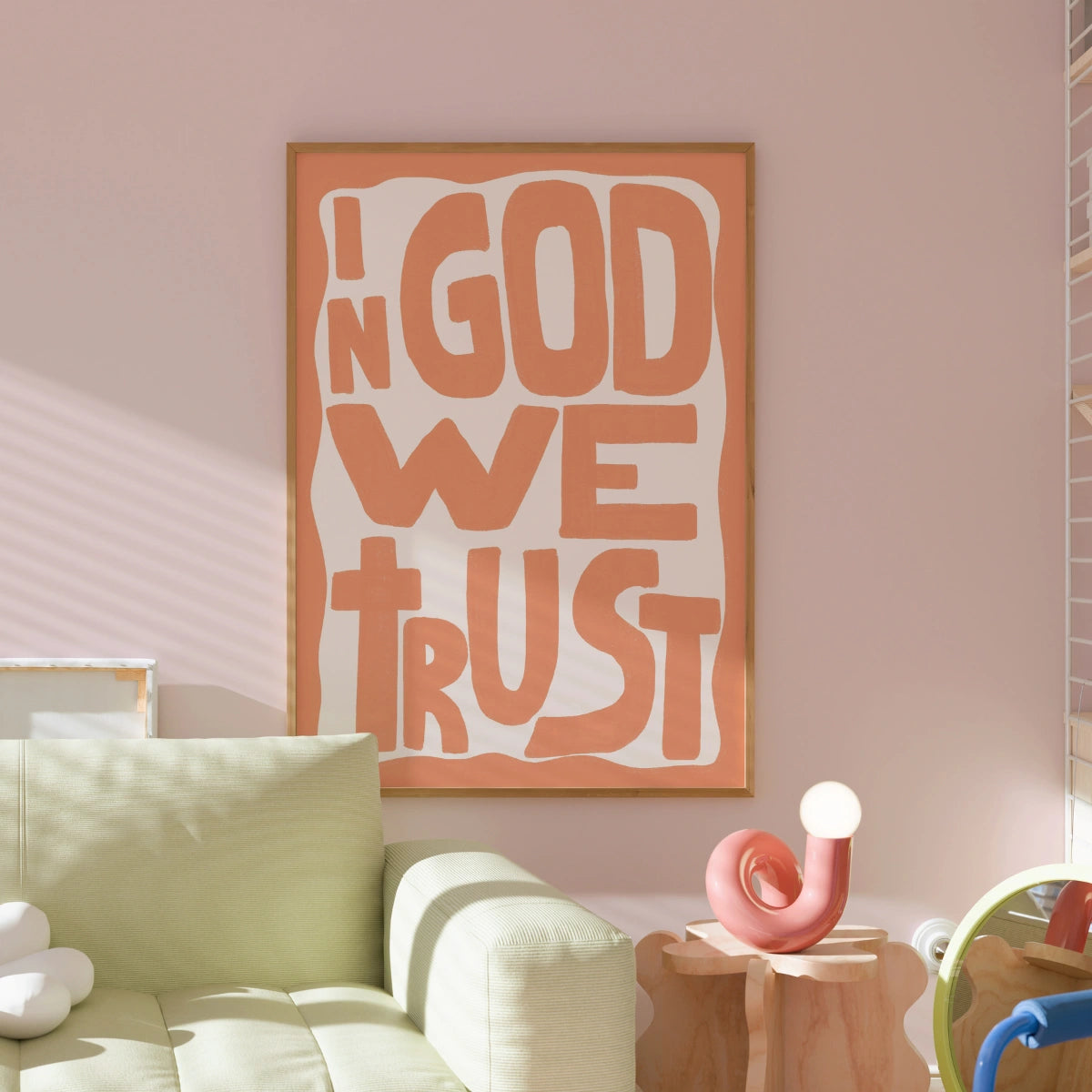 In God We Trust Wall Art – Typography Print