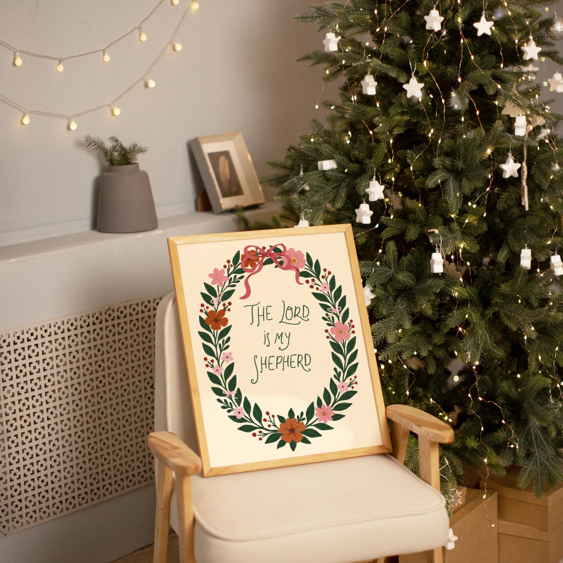 Stampa di Scritture floreali cristiane