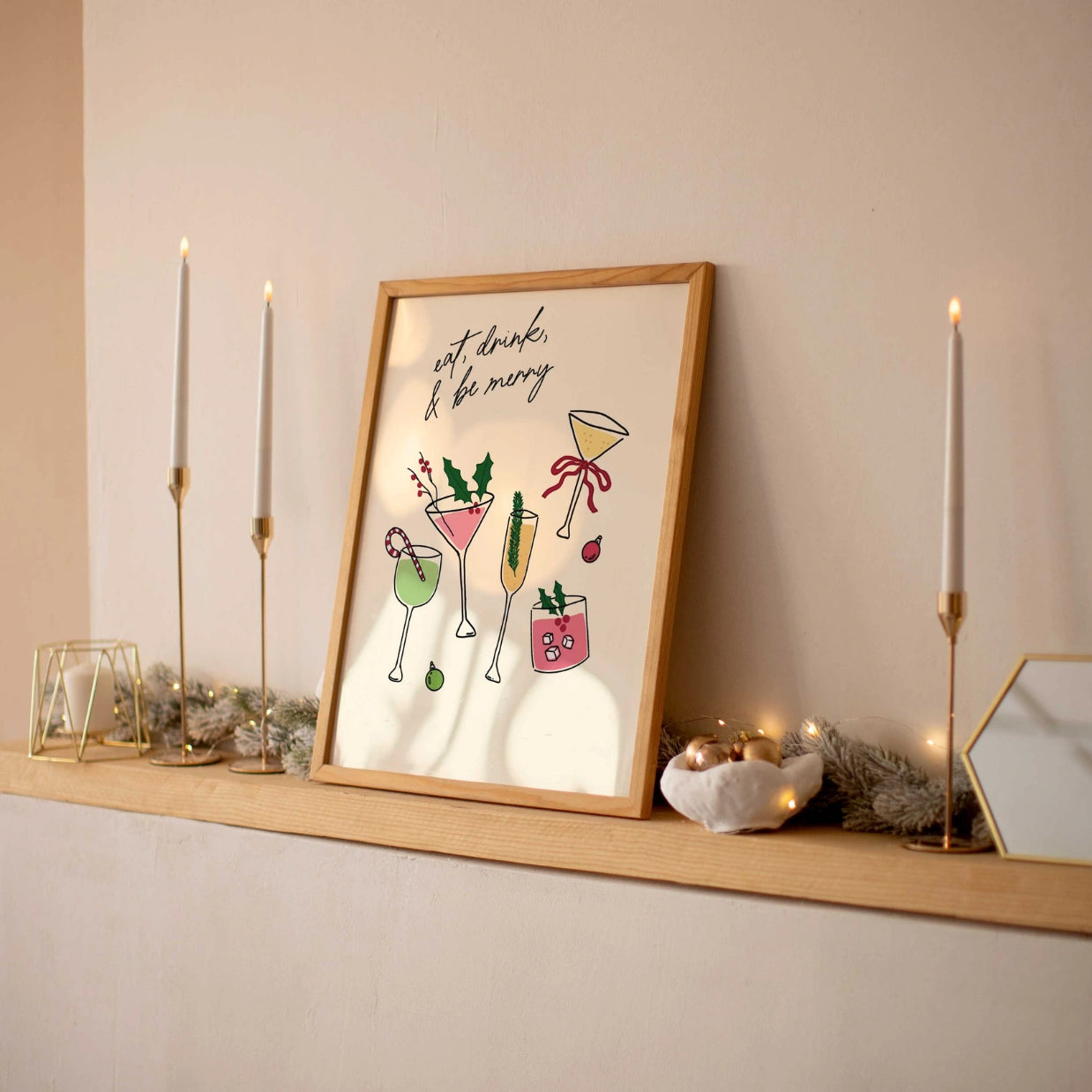 Eat Drink & Be Merry Poster