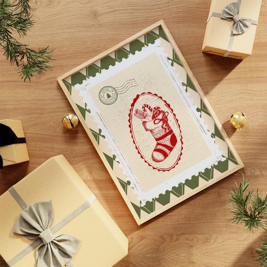 Christmas Stocking Wall Art