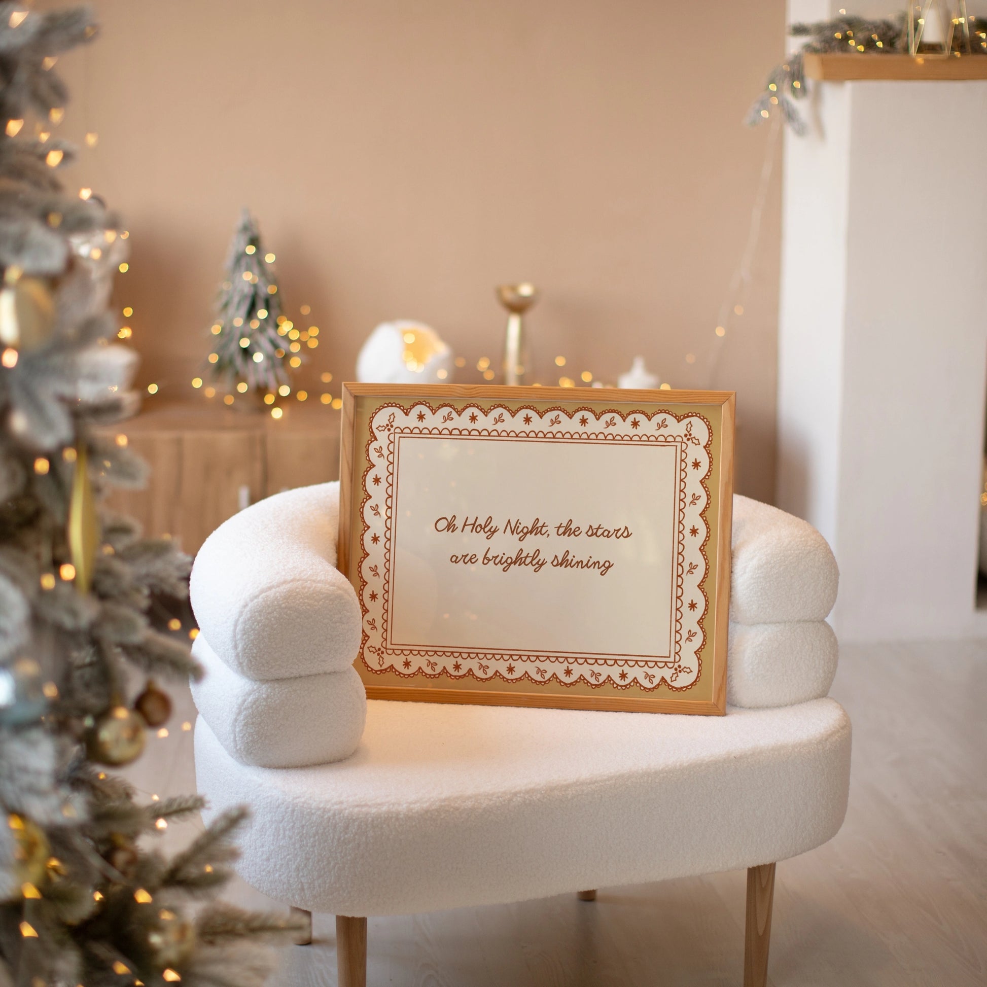 Vintage Nativity Quote Print