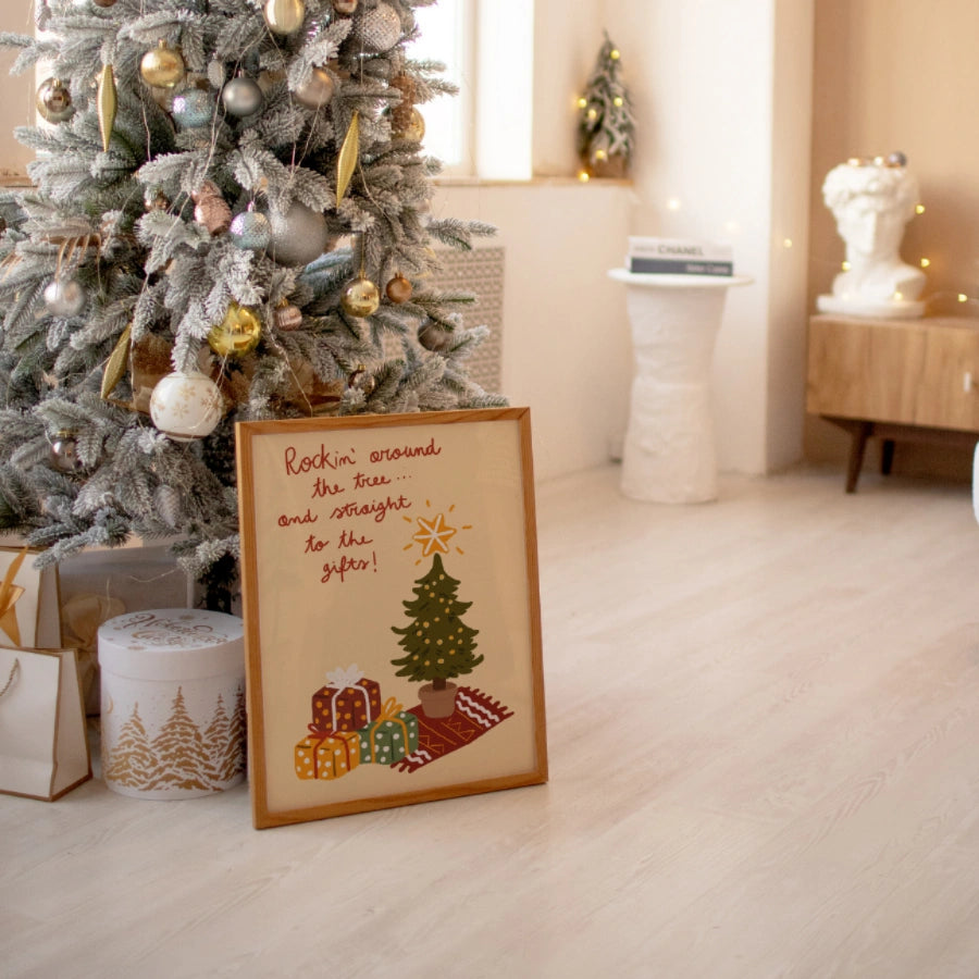 Christmas Tree Wall Art - Funny Holiday Gift Print