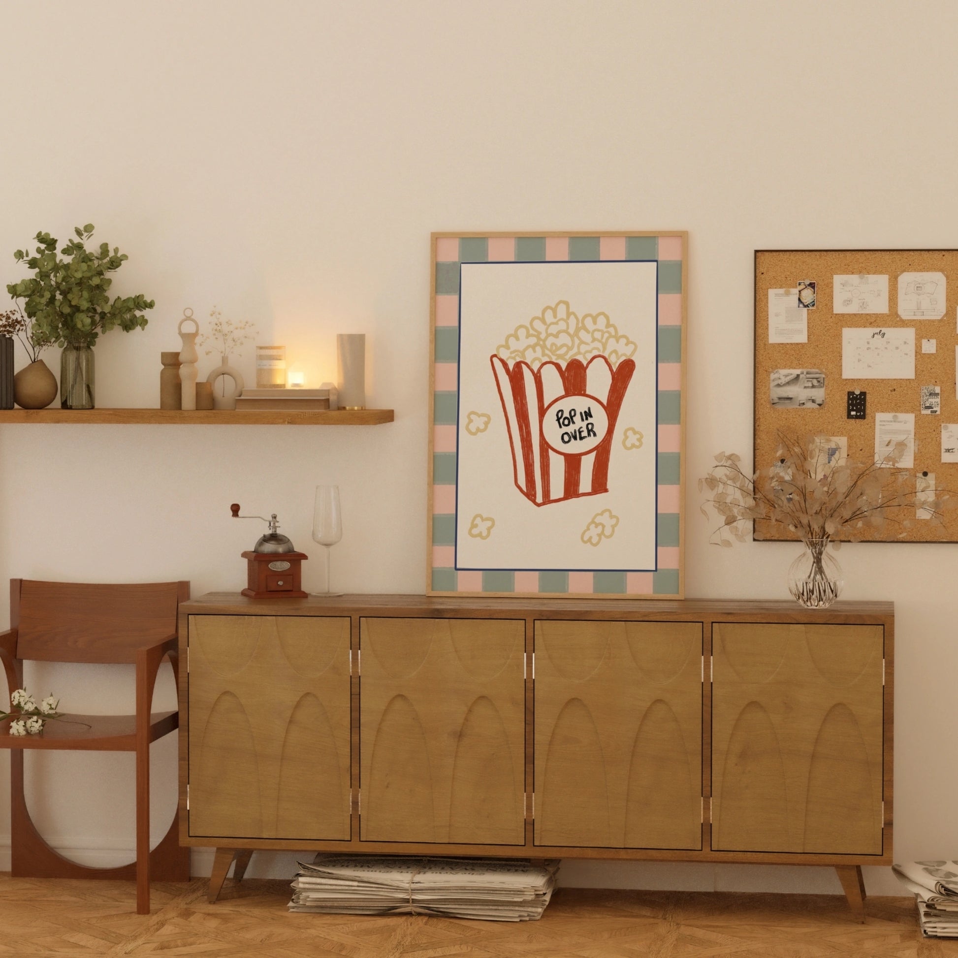 Popcorn Kitchen Wall Art