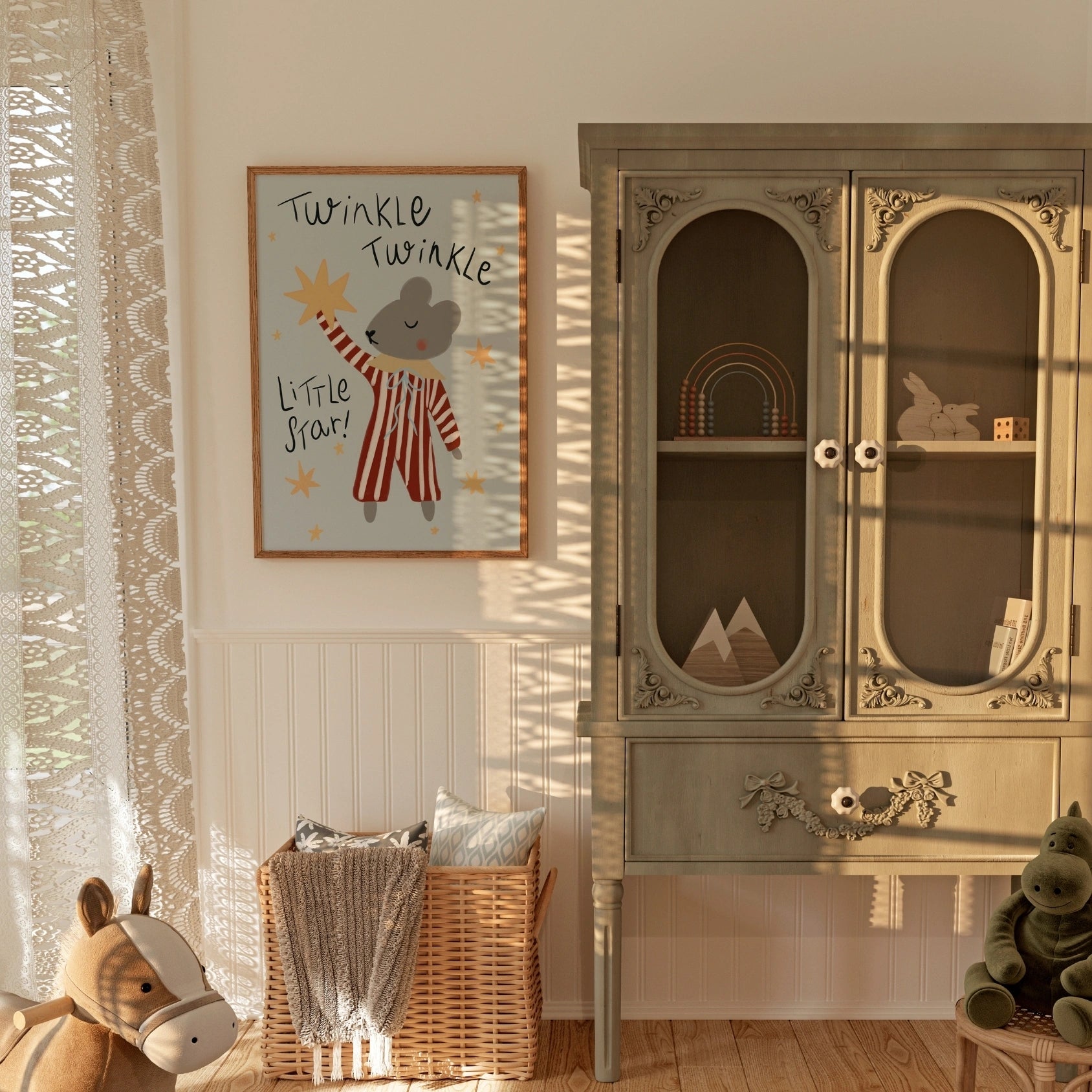 Twinkle Twinkle Little Star Nursery Print