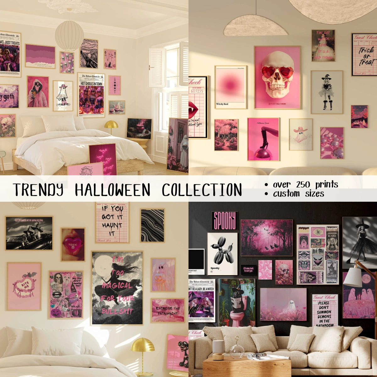 Halloween Wall Art Bundle, 1370+ Prints