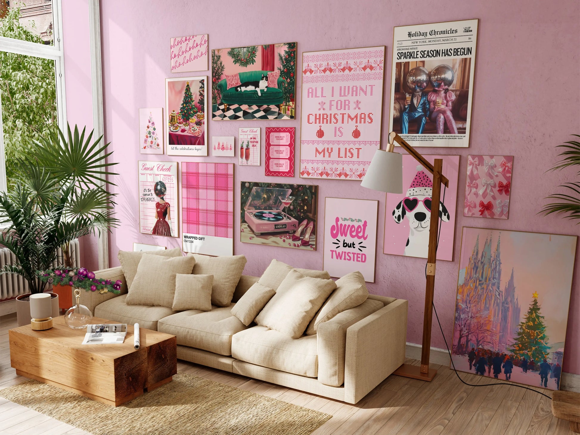 Pink Christmas, over 300 prints Il mio negozio