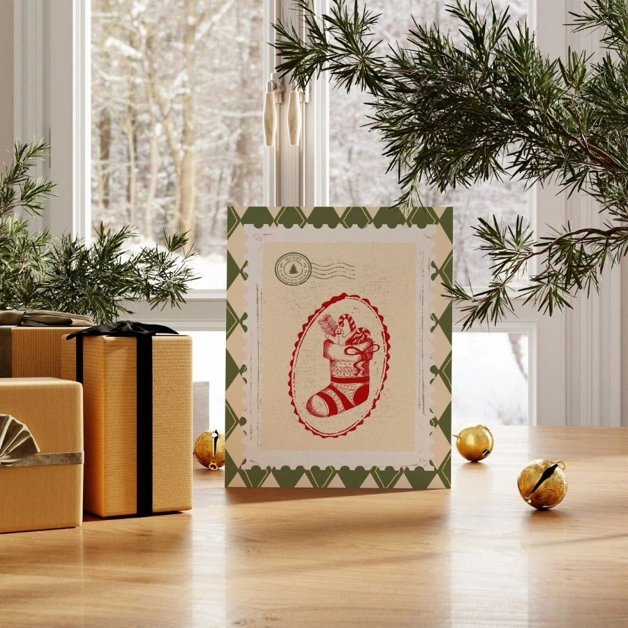 Christmas Stocking Wall Art