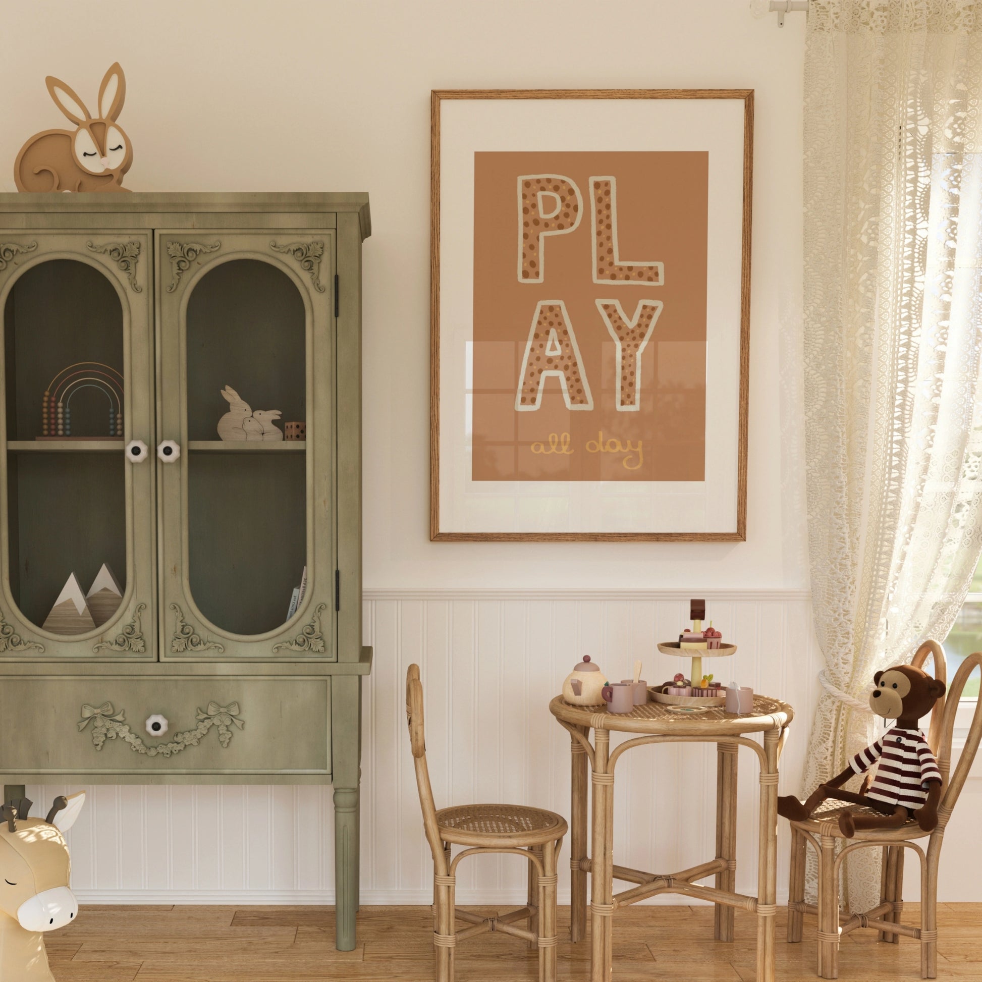 Minimalistisches Typografie-Poster