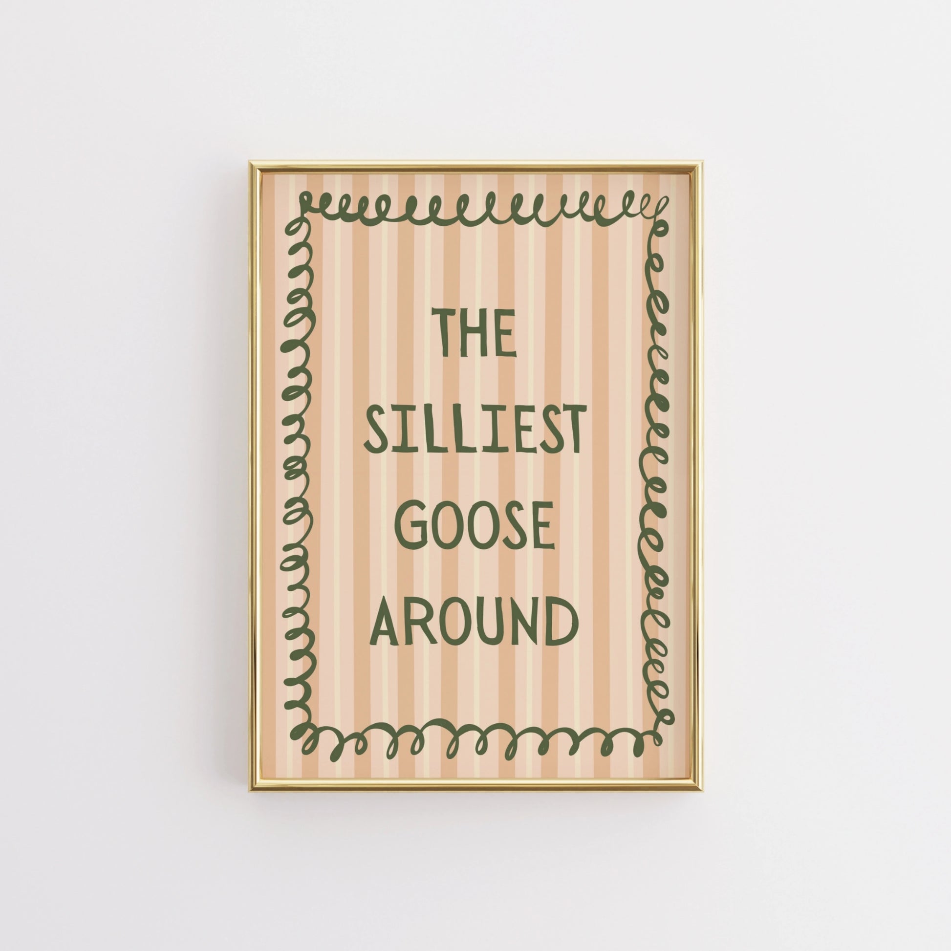 Der albernste Gänsedruck