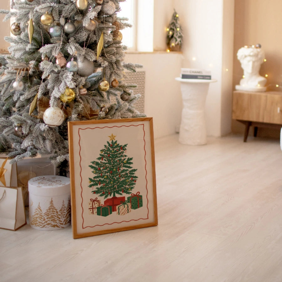 Christmas Tree Wall Art - Classic Holiday Gift Print