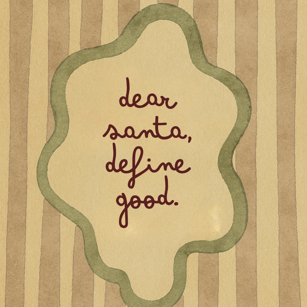 Lieber Weihnachtsmann, definiere „Frohe Weihnachten“ (Druckversion)