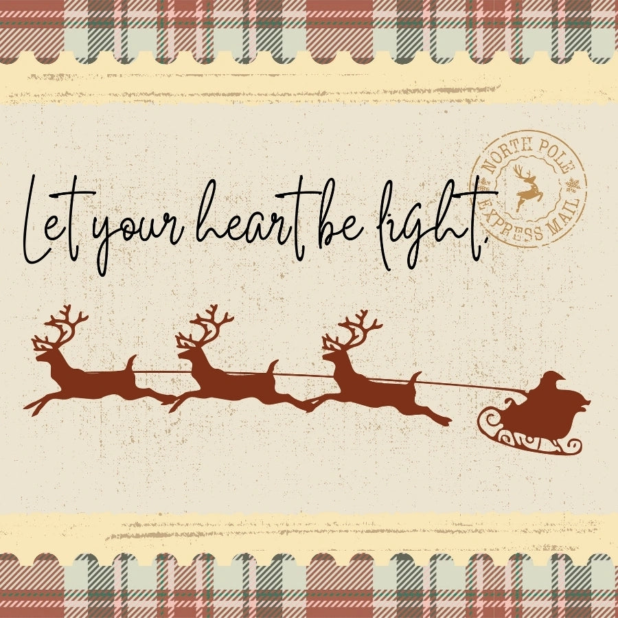 Retro Christmas Print