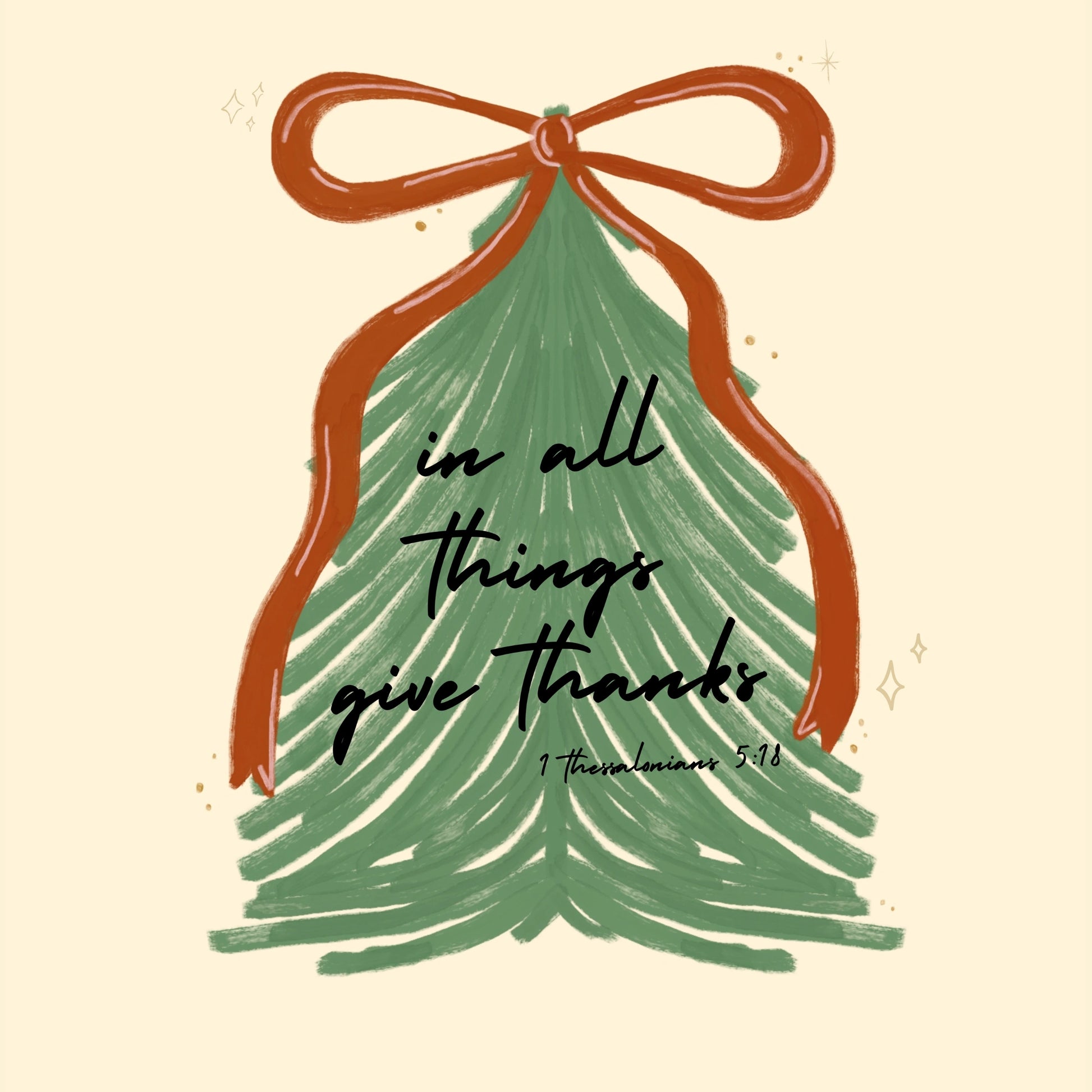 Bible Verse Tree Illustration