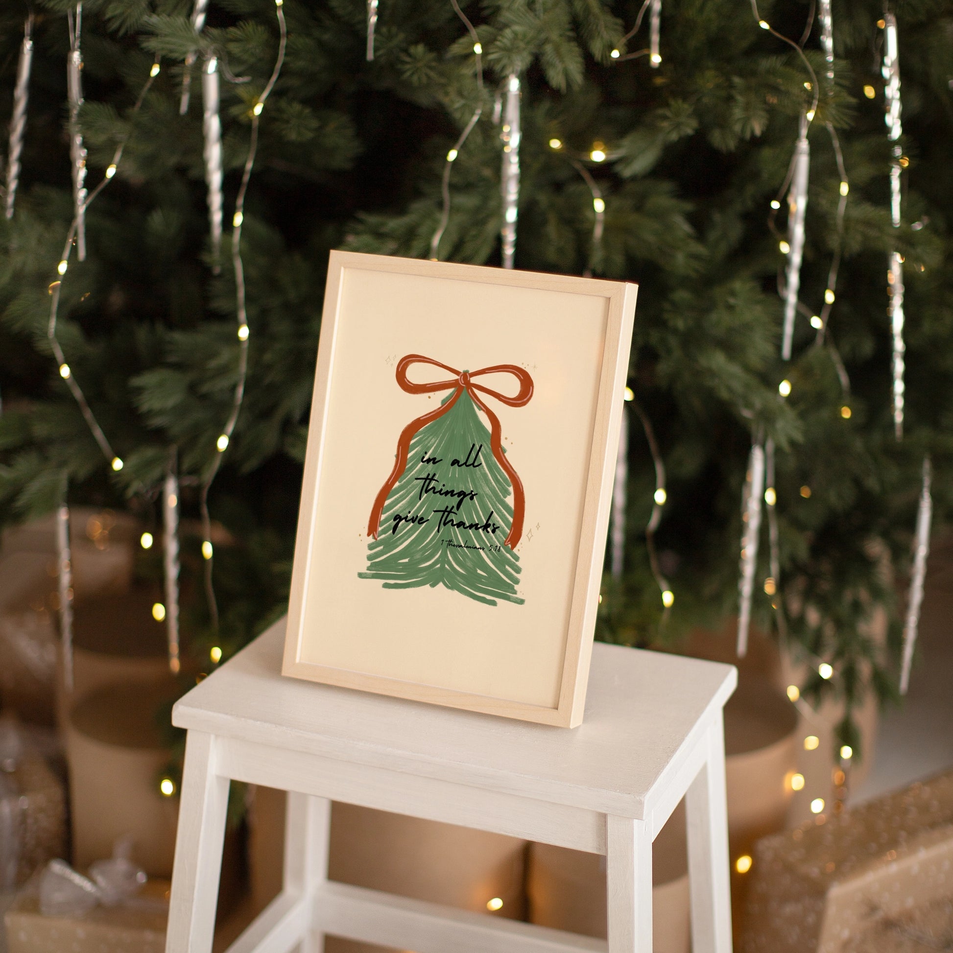 Bible Verse Tree Illustration