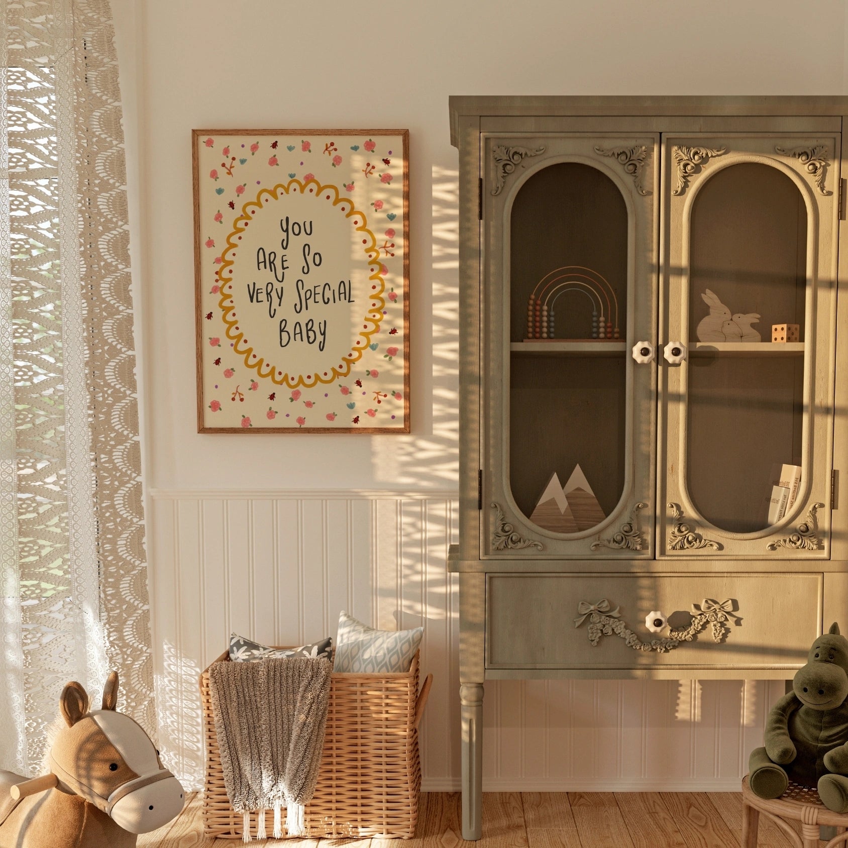 Vintage Floral Wall Art