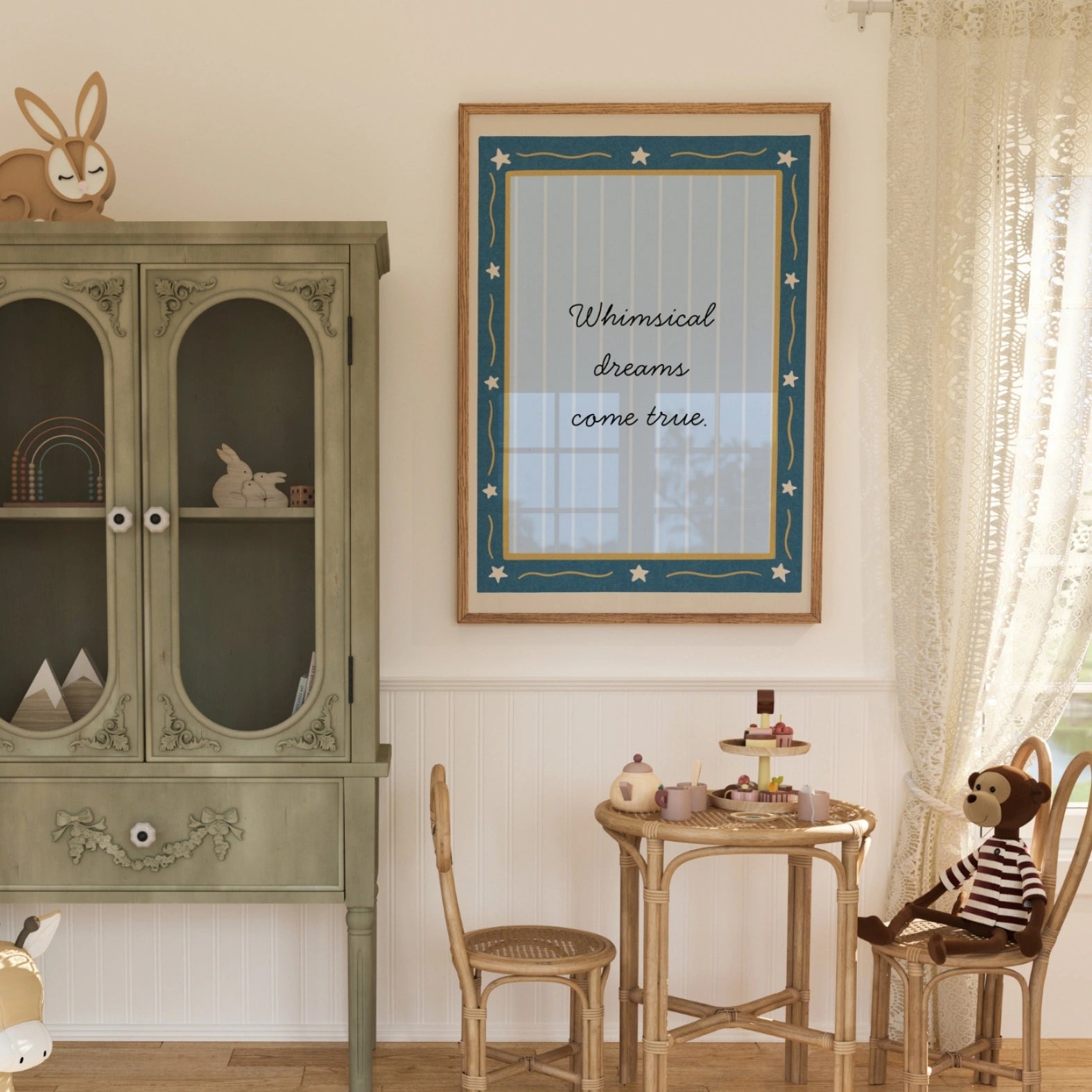 Kinderzimmerdruck „Verspielte Träume“