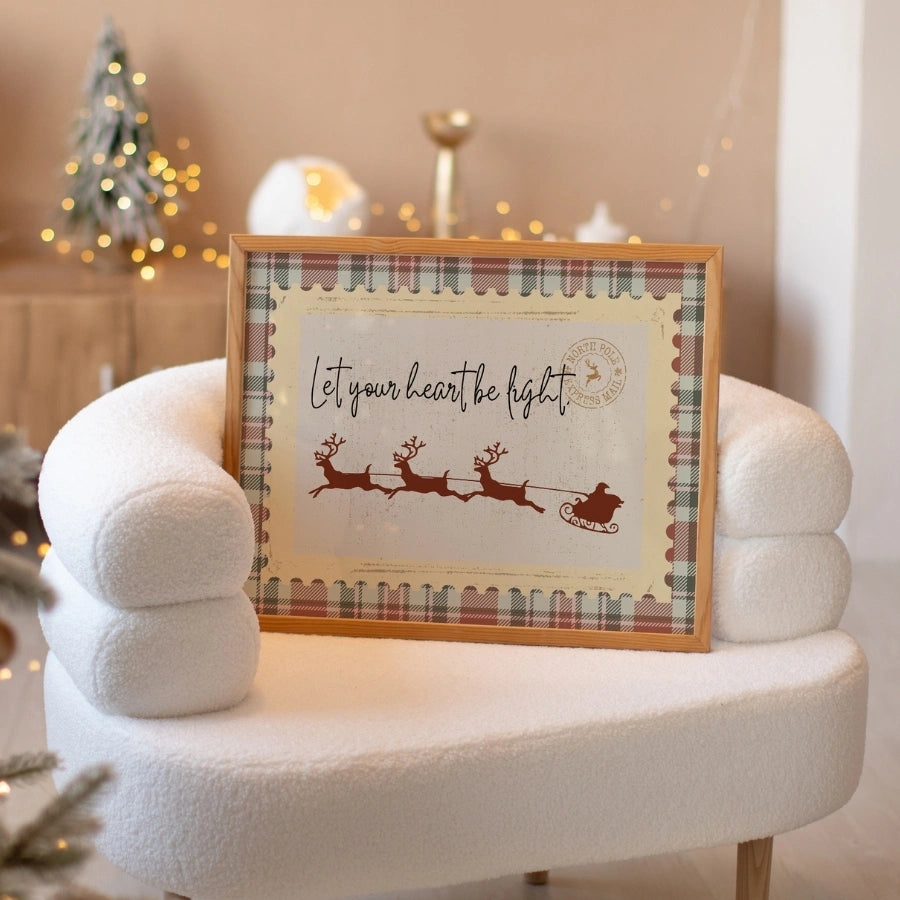 Retro Christmas Print