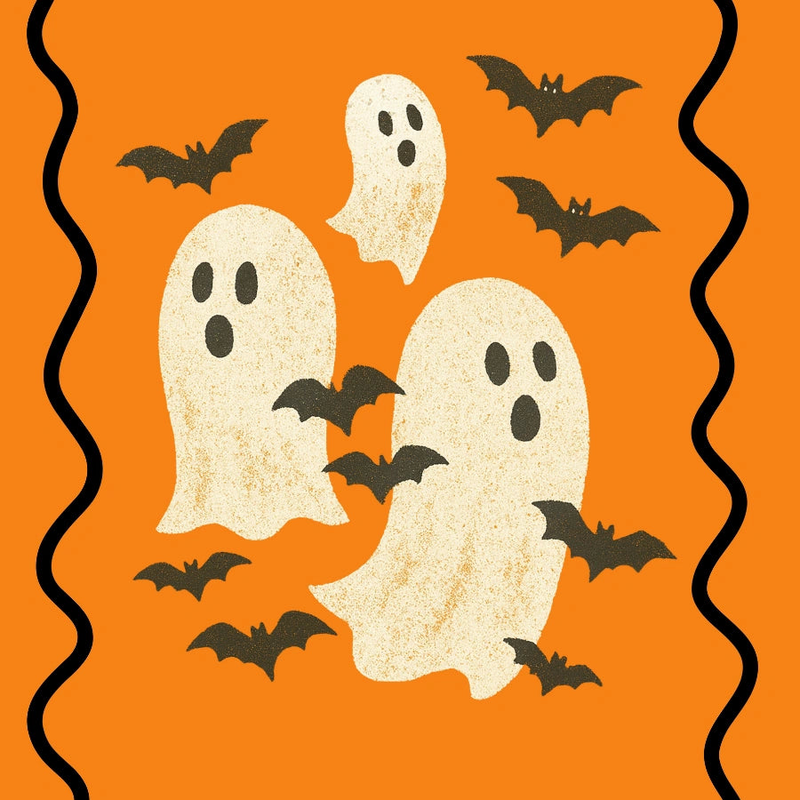 Halloween Ghost Print – Funny Ghost Wall Art