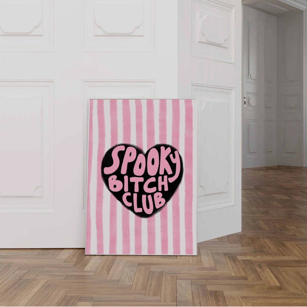 Spooky Bitch Club  – Pink Halloween Print