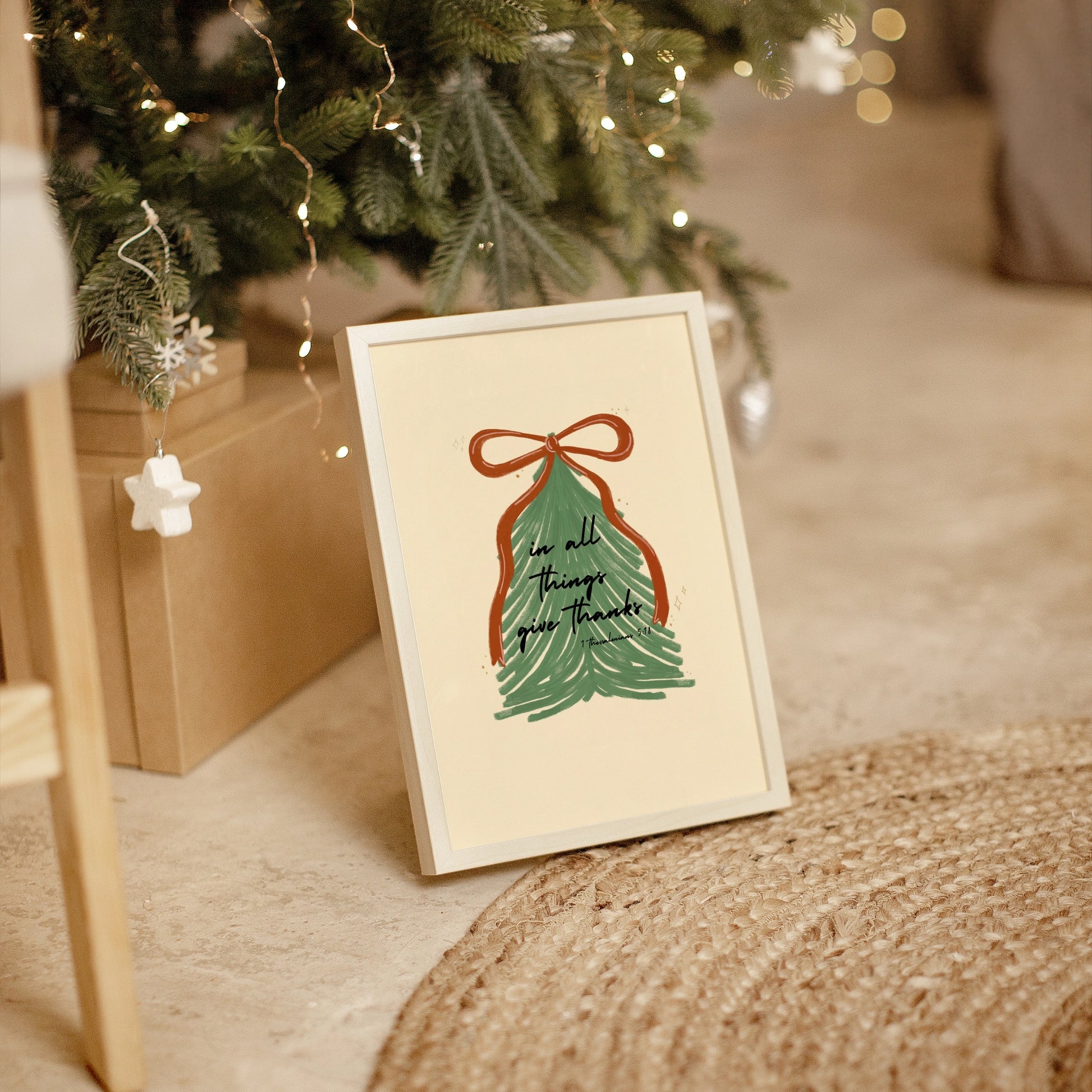 Bible Verse Tree Illustration