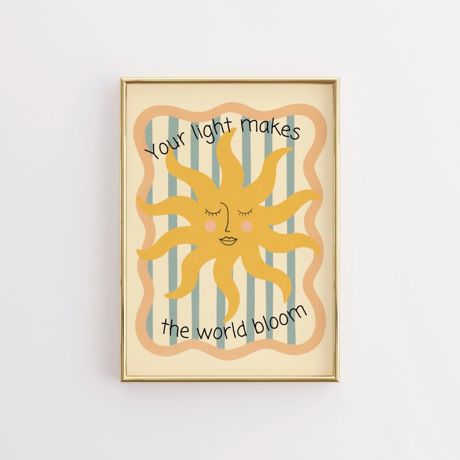 Warm Yellow Baby Room Decor