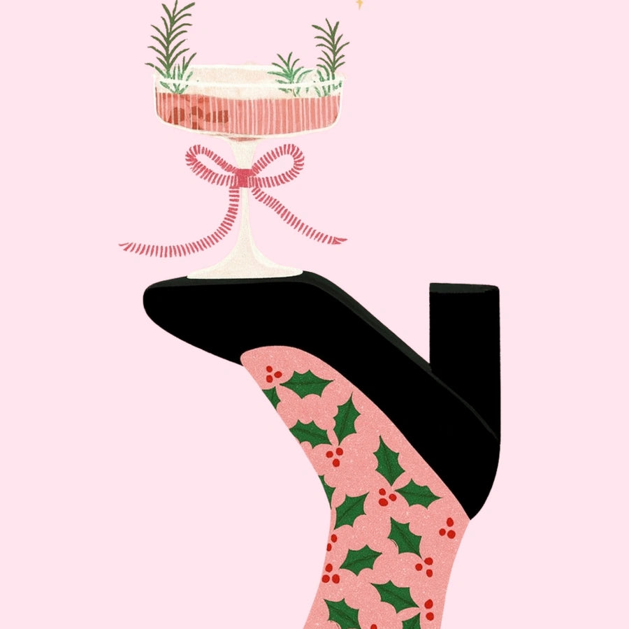 Holiday Party Vibes – Fashionable Festive Print