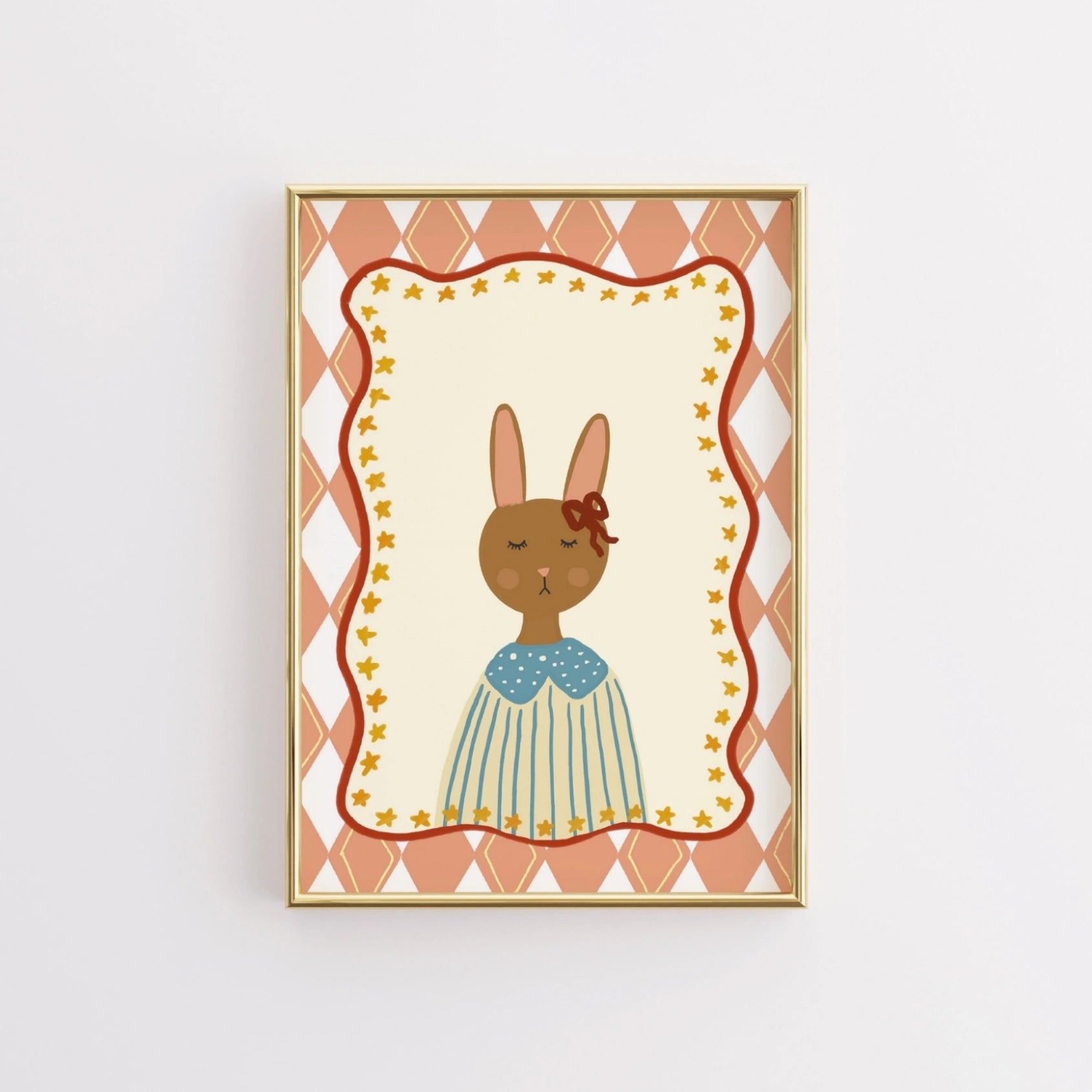 Vintage Bunny Print