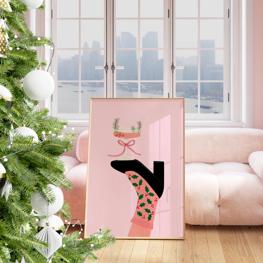 Holiday Party Vibes – Fashionable Festive Print