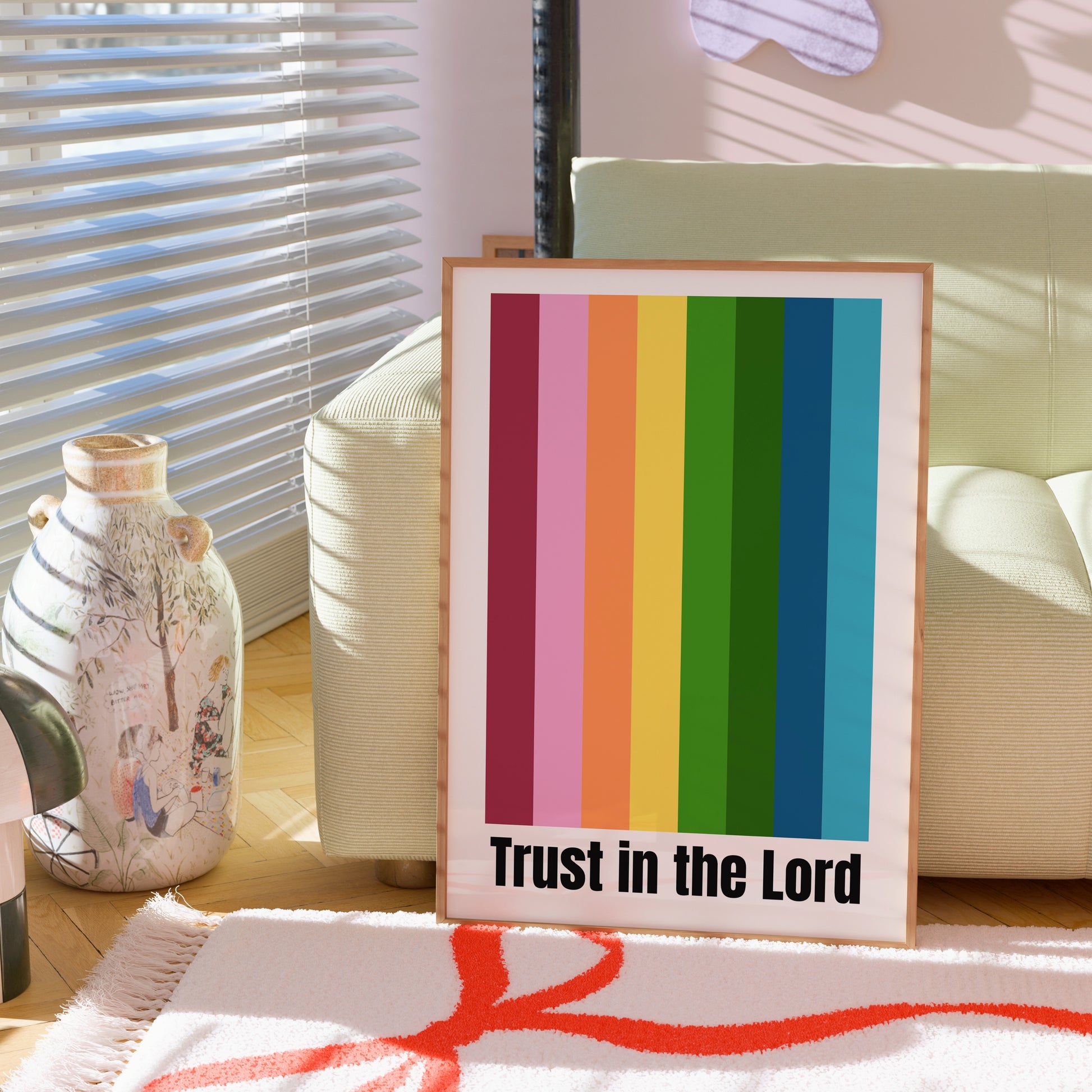Trust in the Lord Wall Art - Christian Print