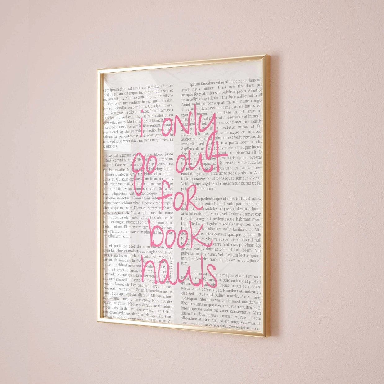 Book Hauls – Pink Bookish Print