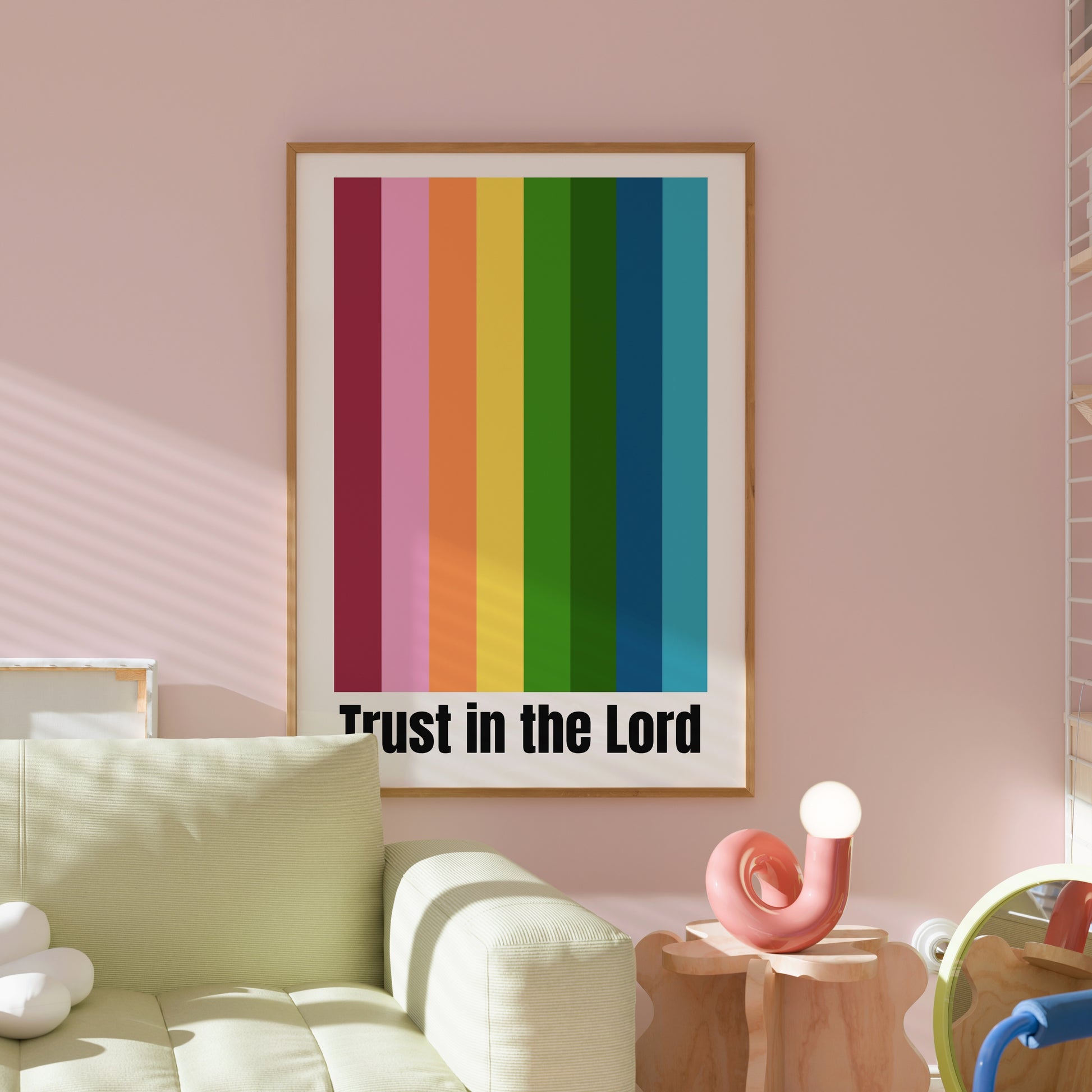 Trust in the Lord Wall Art - Christian Print