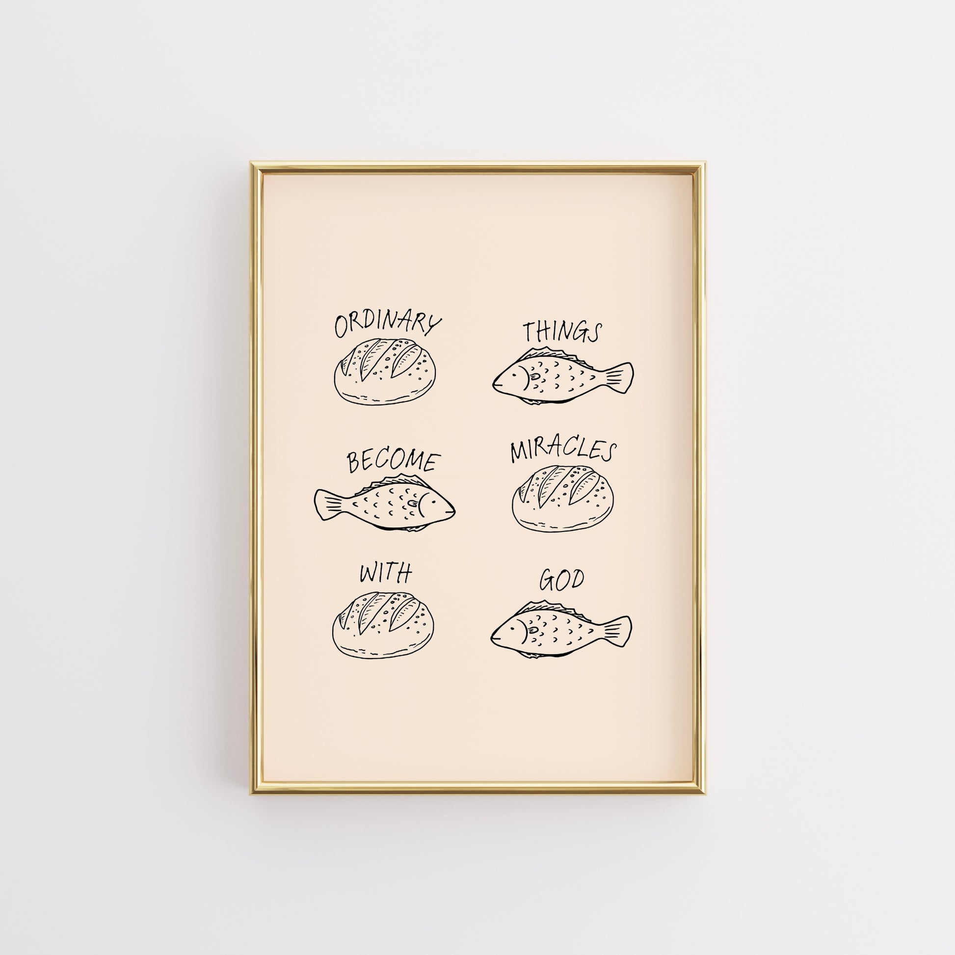 Gewöhnliche Dinge werden zu Wundern – Christliche Wandkunst