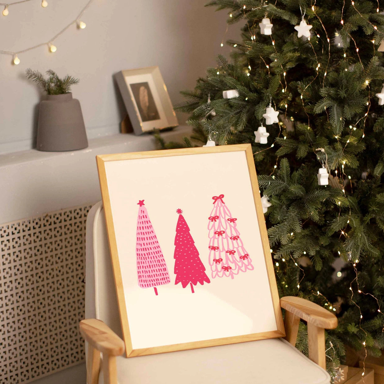 Retro Holiday Print