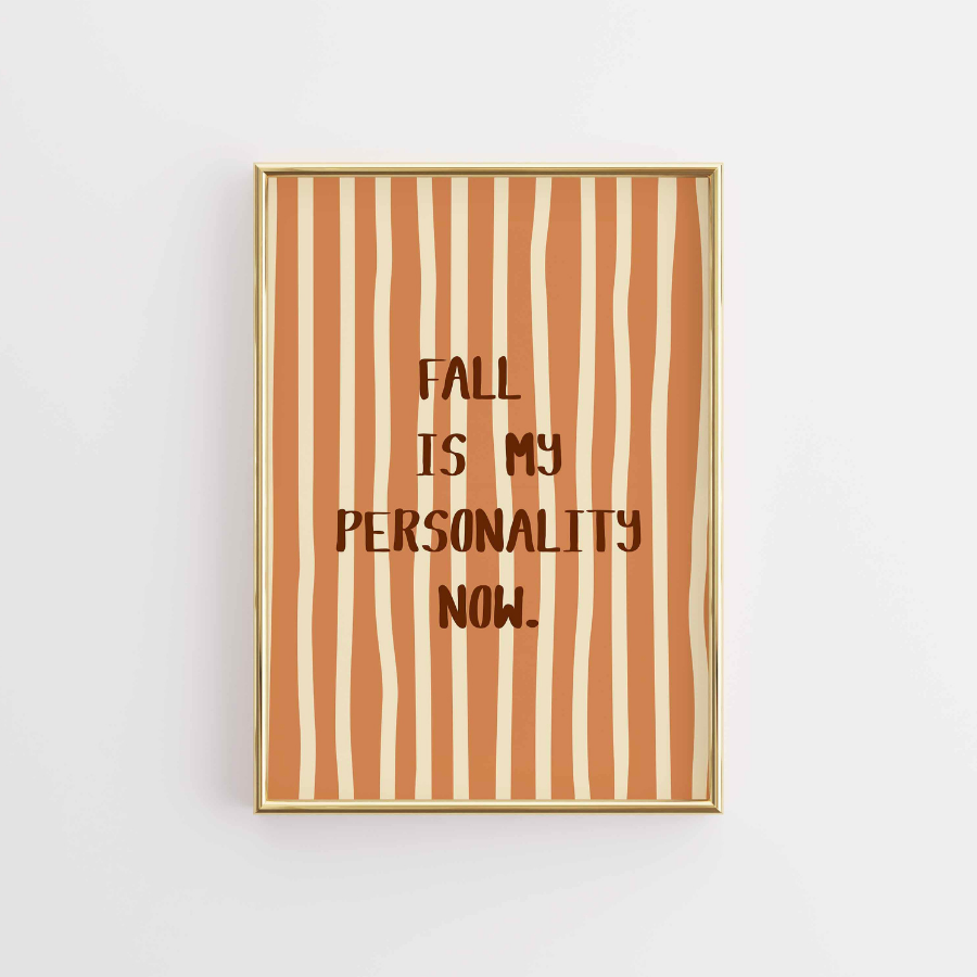 Fall Quote Wall Art – Cozy Autumn Print