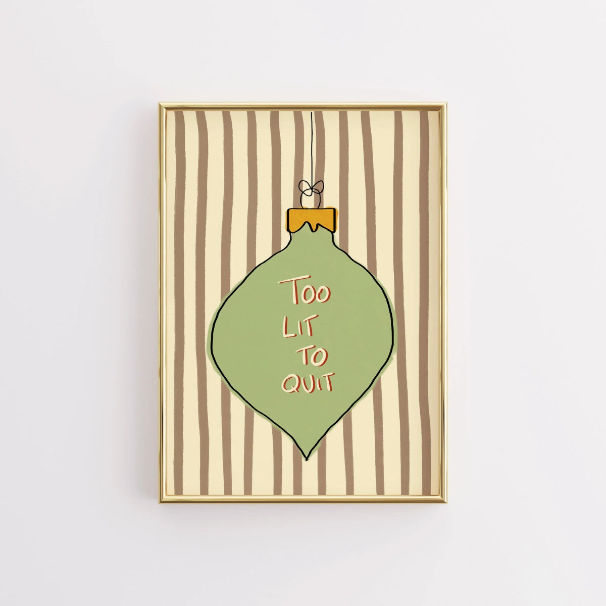 Zu angesagt, um aufzuhören – Weihnachtsdruck