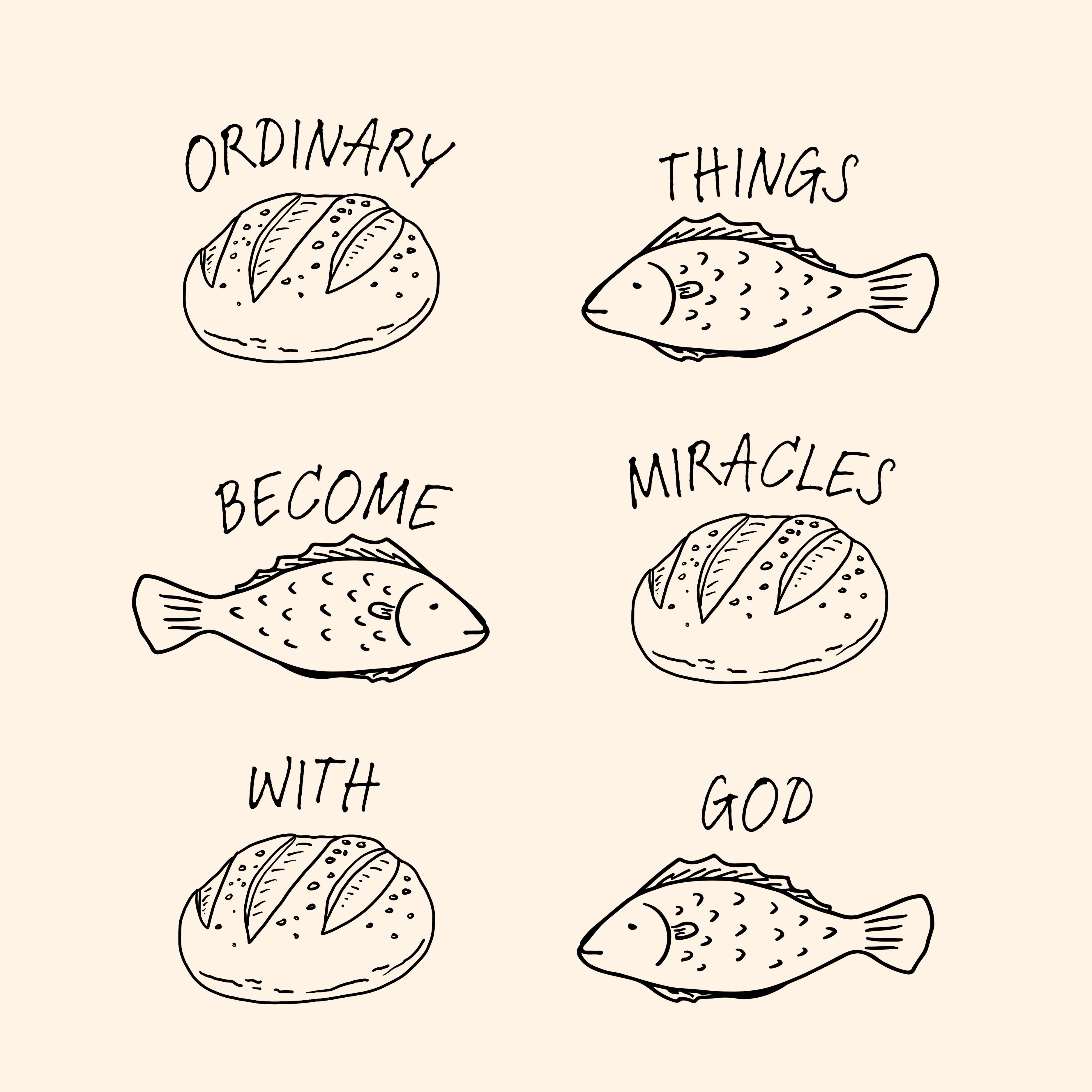 Ordinary Things Become Miracles – Christian Wall Art