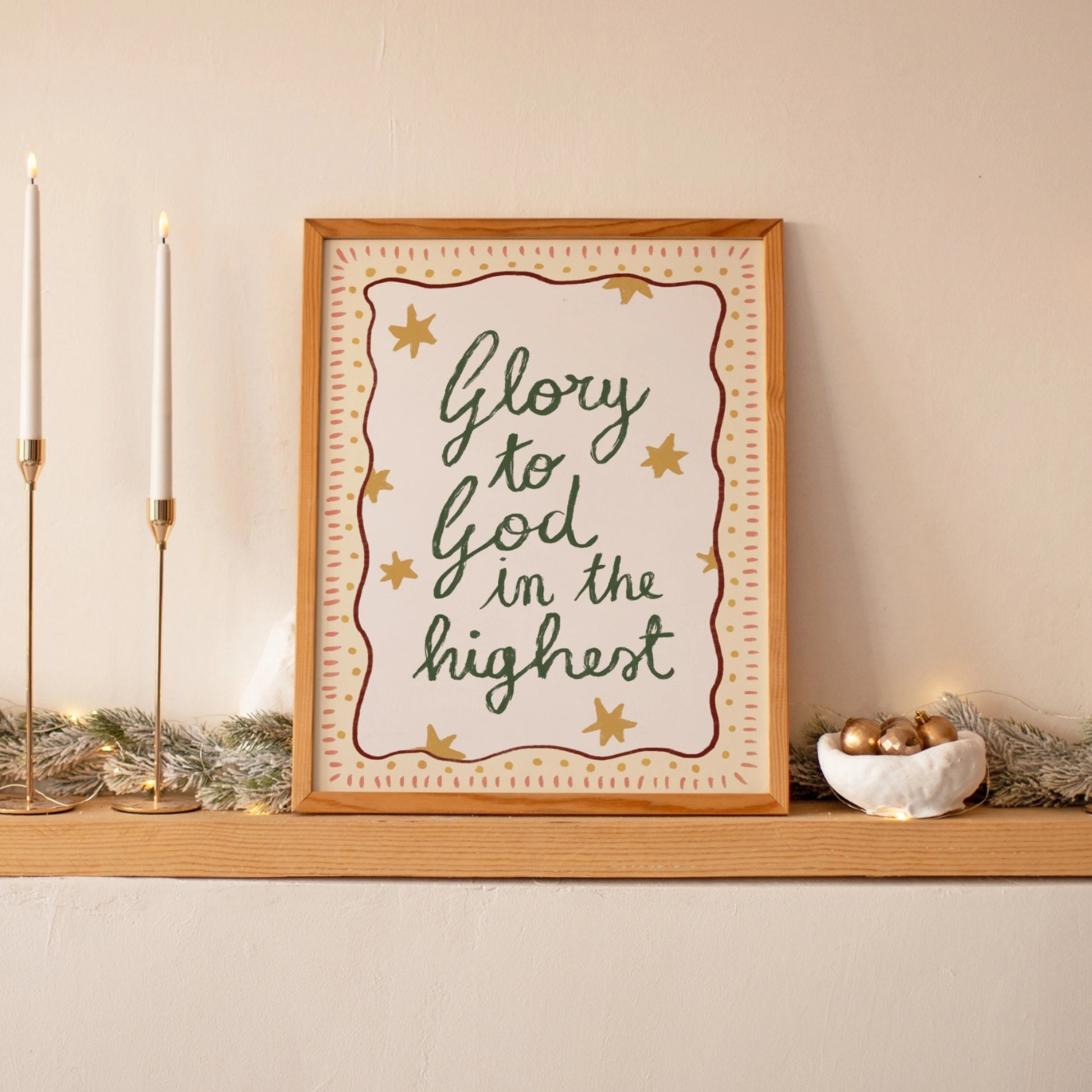 Faith Filled Christmas Decor