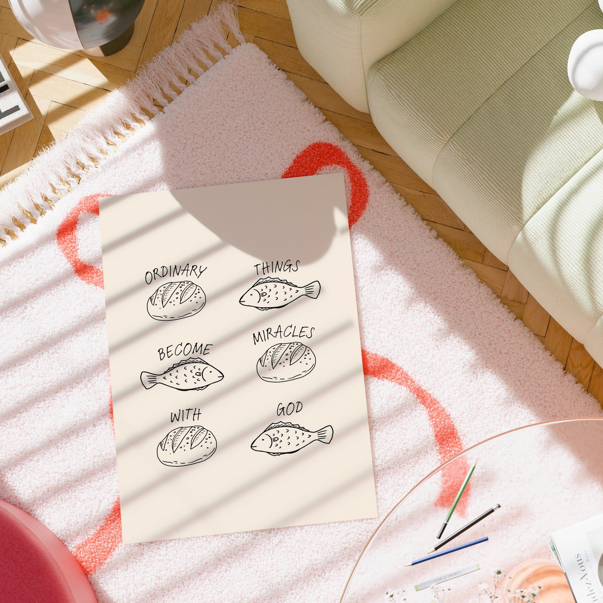 Gewöhnliche Dinge werden zu Wundern – Christliche Wandkunst