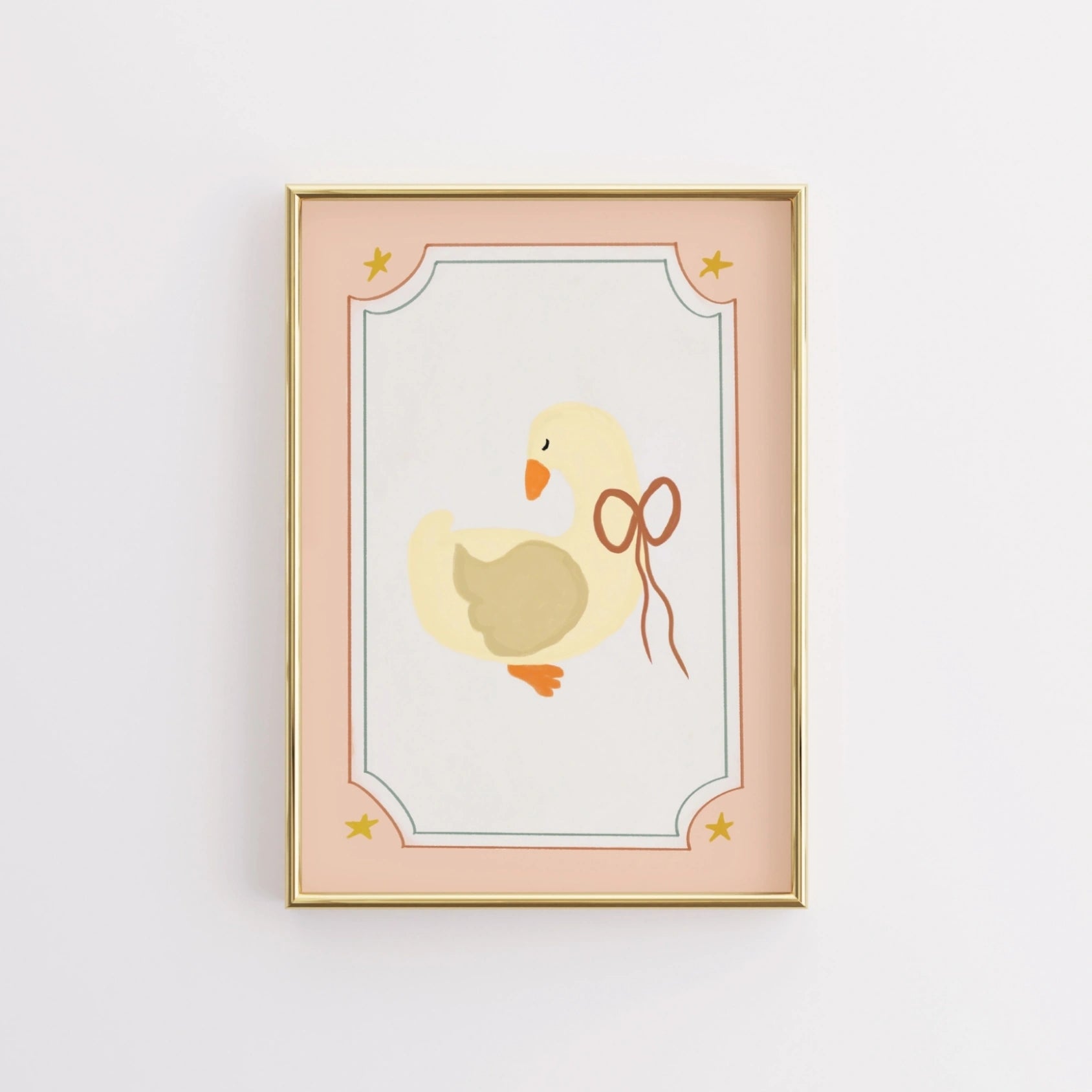 Cute Goose Wall Art