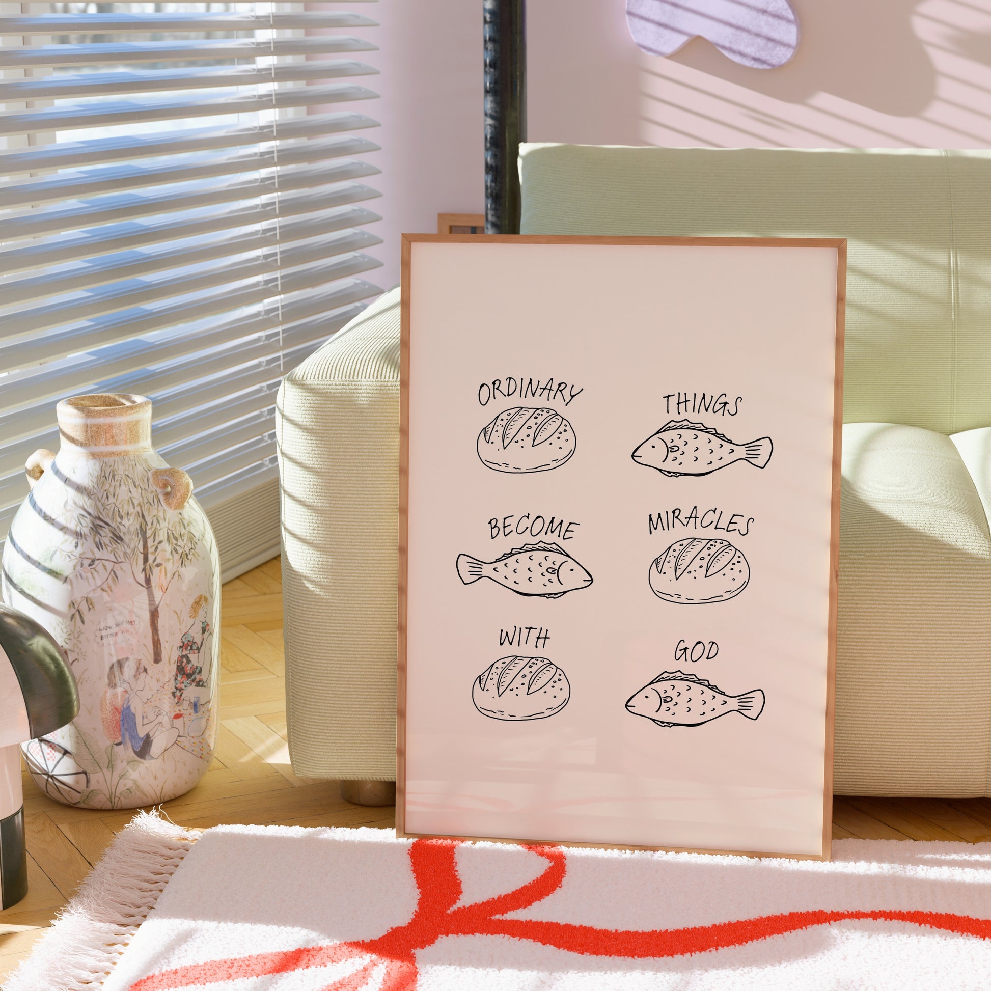 Gewöhnliche Dinge werden zu Wundern – Christliche Wandkunst