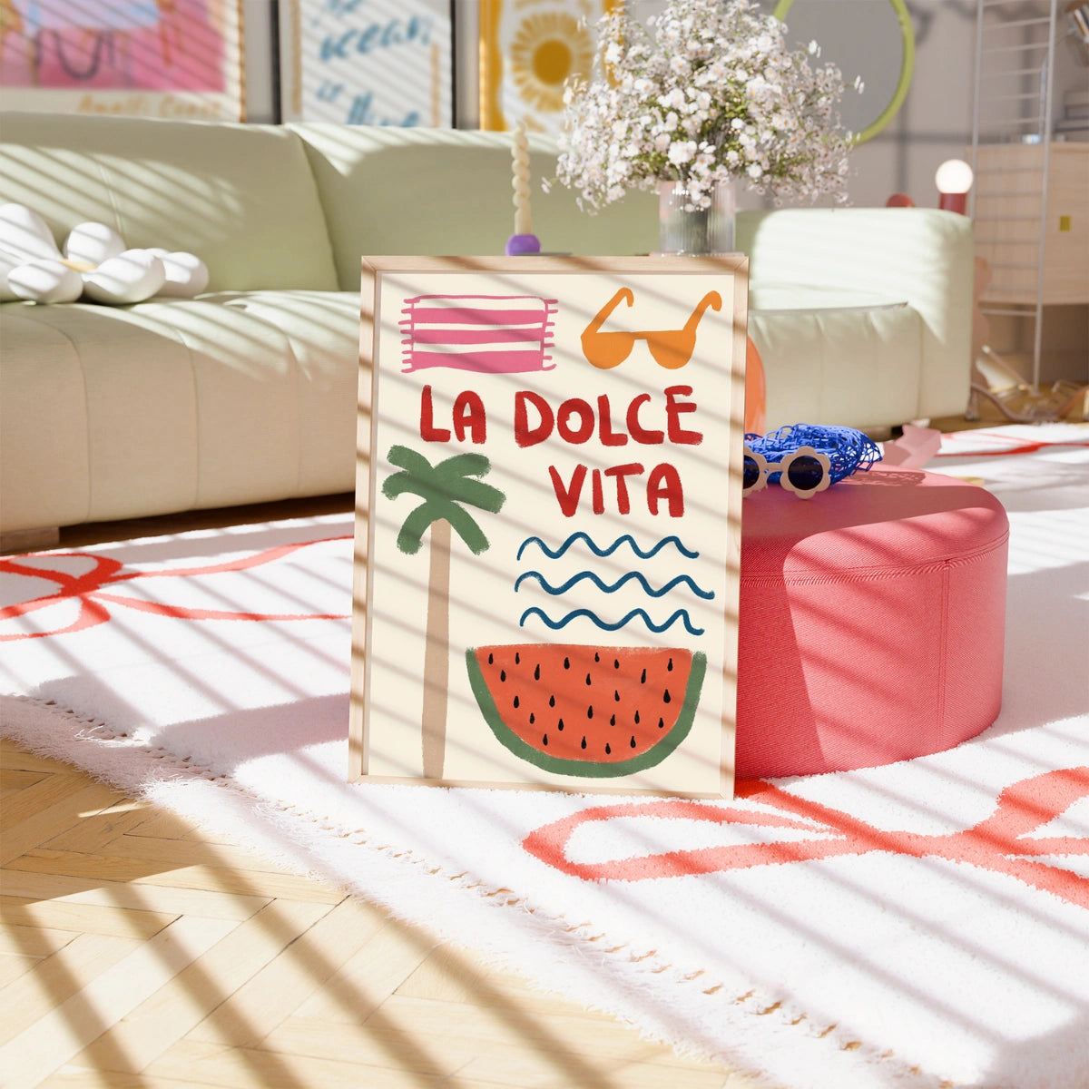 La Dolce Vita Wall Art - Summer Coastal Print