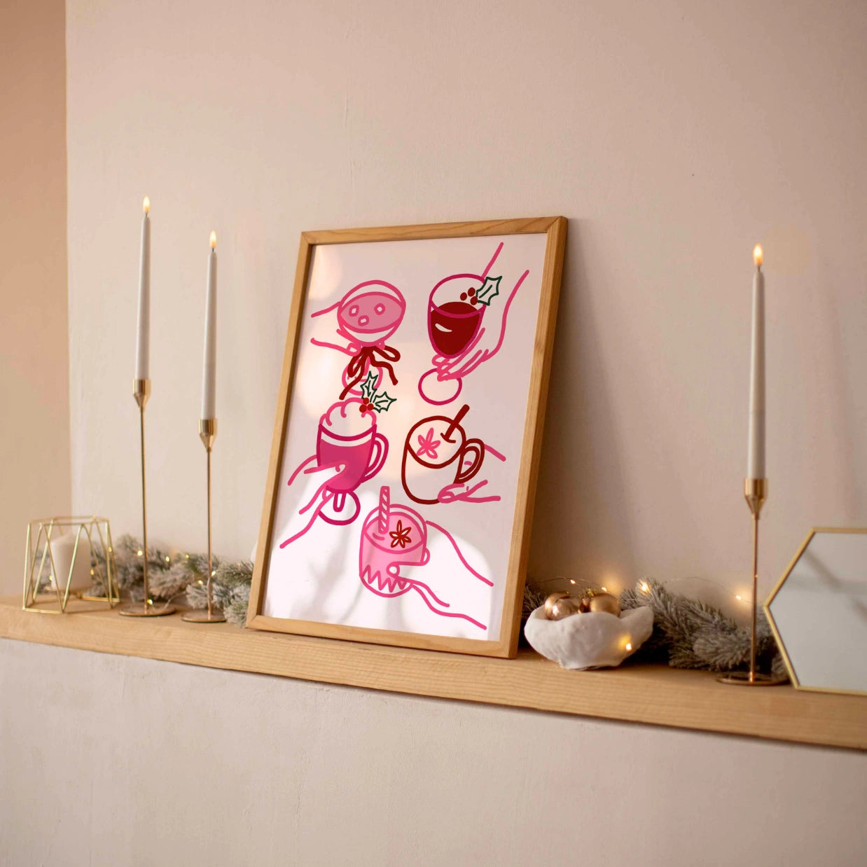 Retro-Weihnachtsdeko