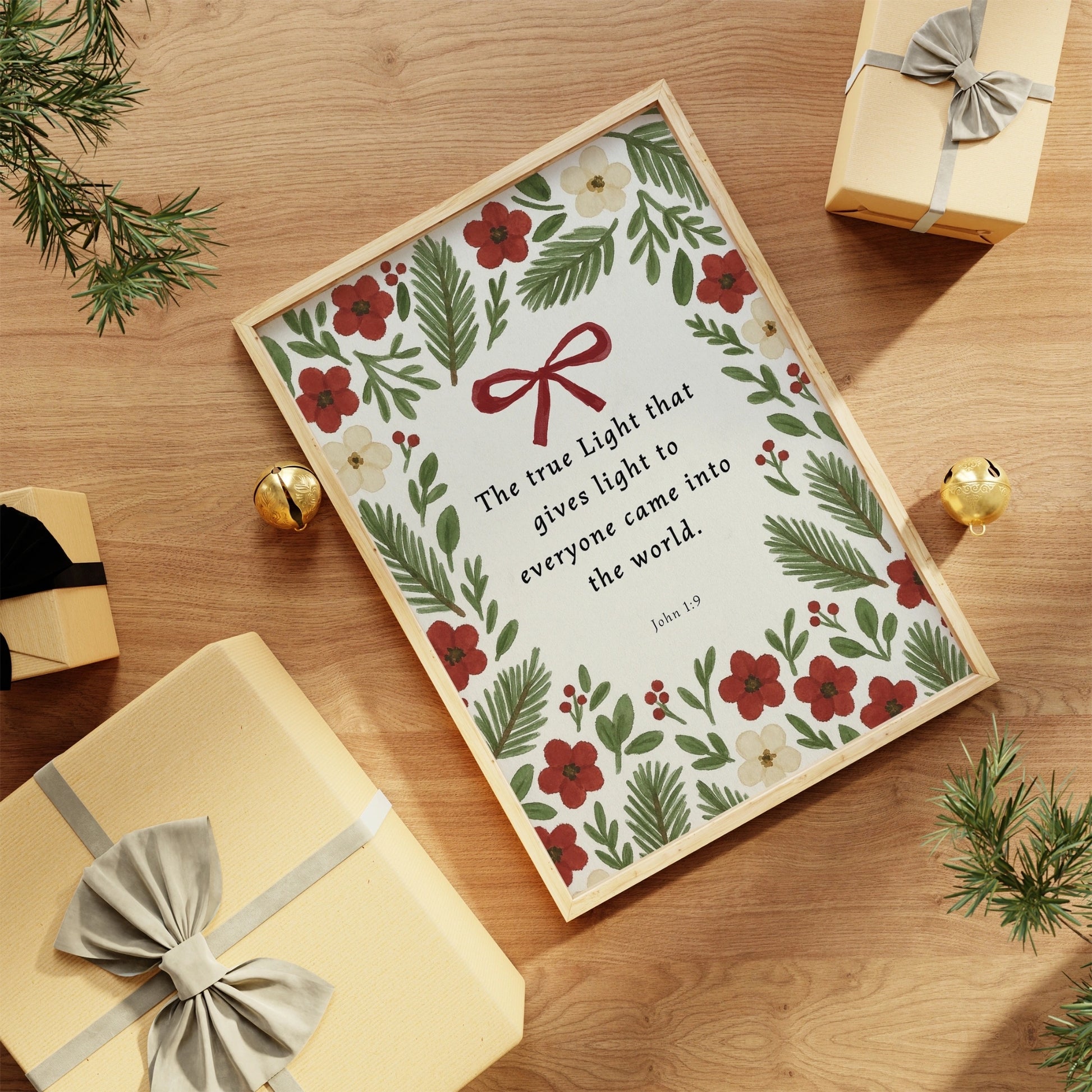 Christian Holiday Scripture Wall Art