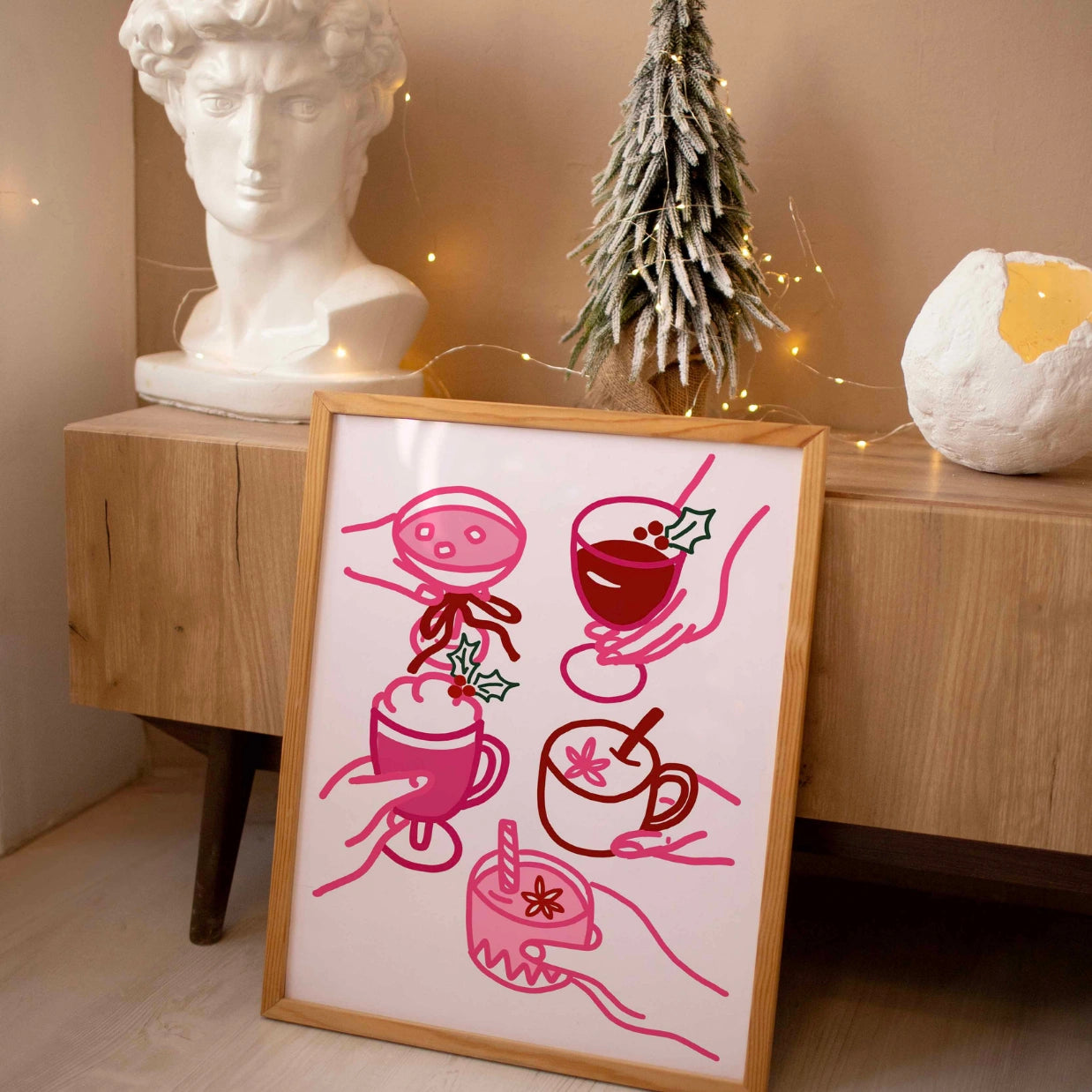 Retro-Weihnachtsdeko