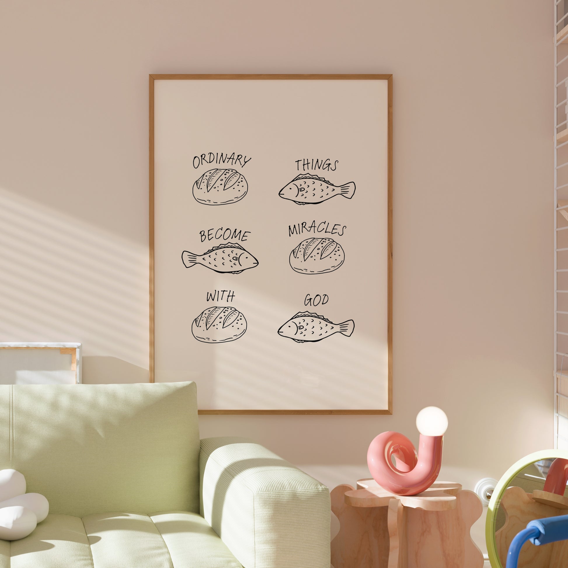 Gewöhnliche Dinge werden zu Wundern – Christliche Wandkunst