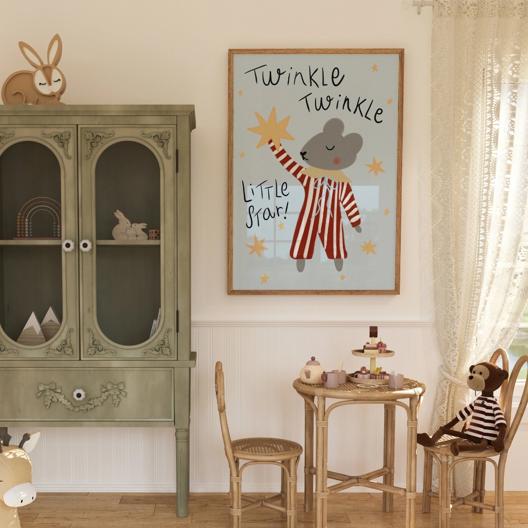 Twinkle Twinkle Little Star Nursery Print