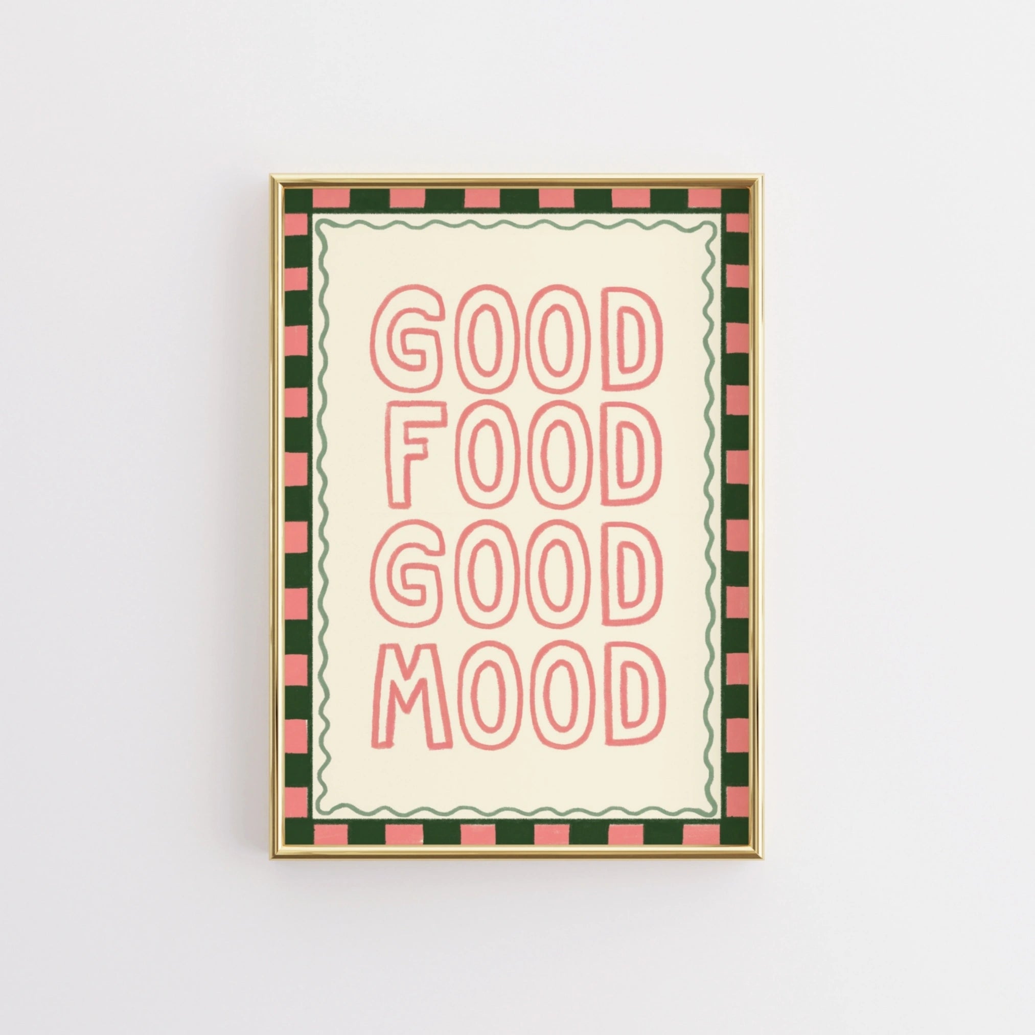 Decorazione murale per la tavola da pranzo italiana – Stampa di pasta, vino e cucina