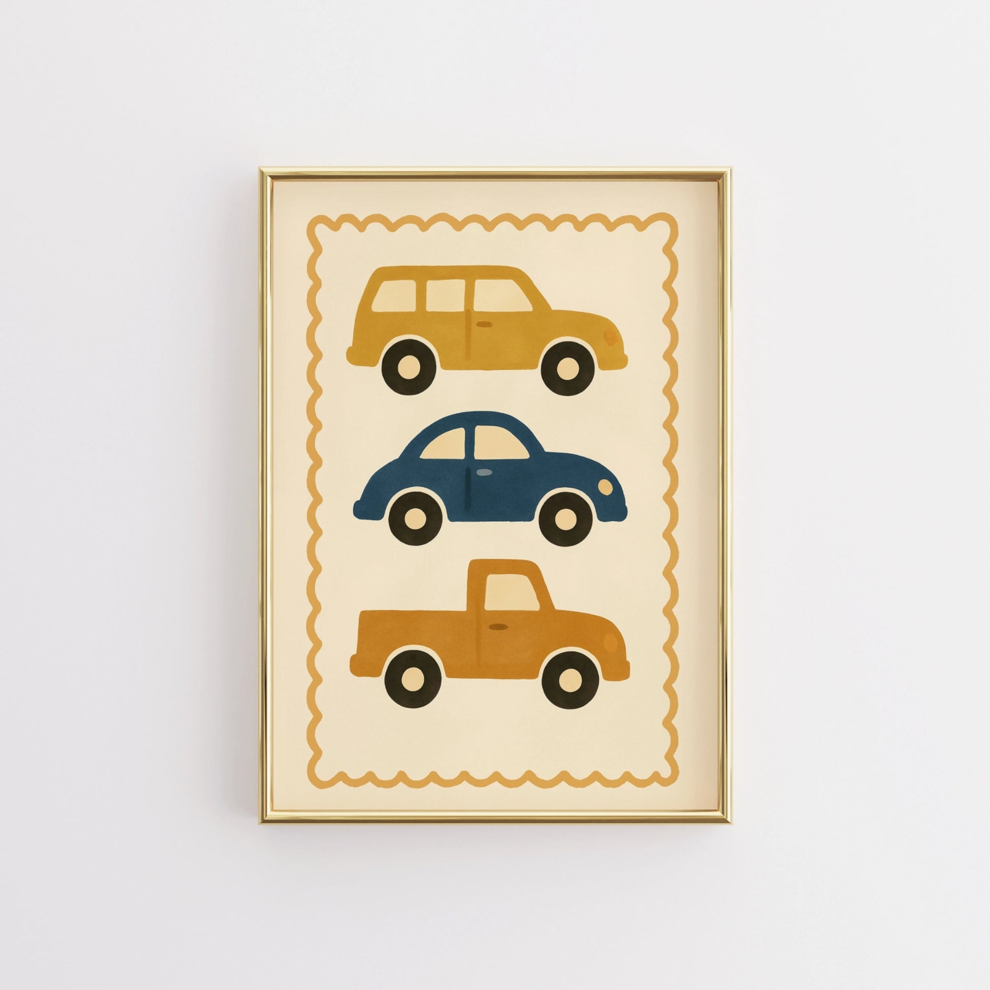 Car Nursery Wall Art