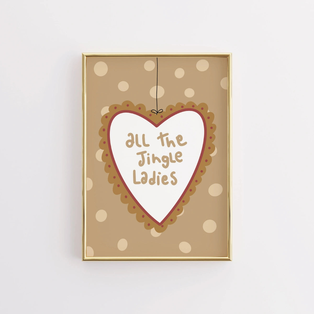 All the Jingle Ladies Christmas Print