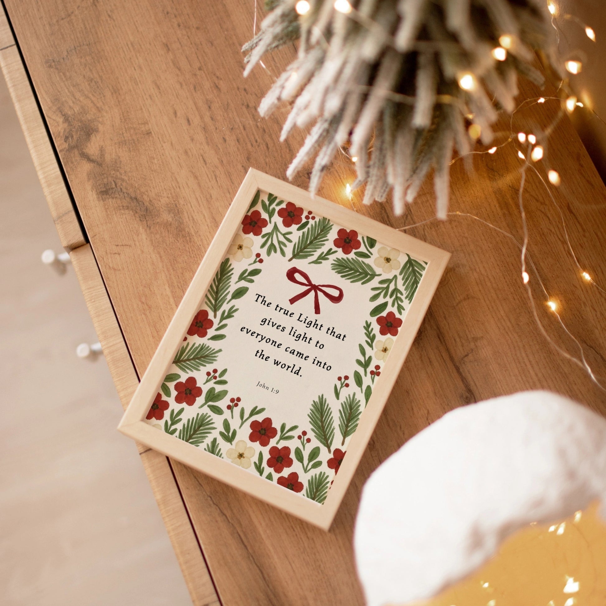 Christian Holiday Scripture Wall Art